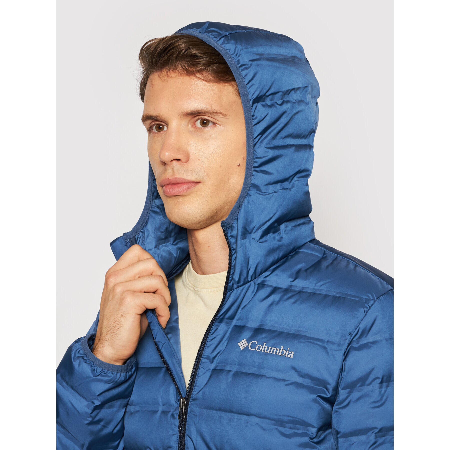 Columbia Geacă din puf Lake 22 1864562 Albastru Regular Fit - Pled.ro