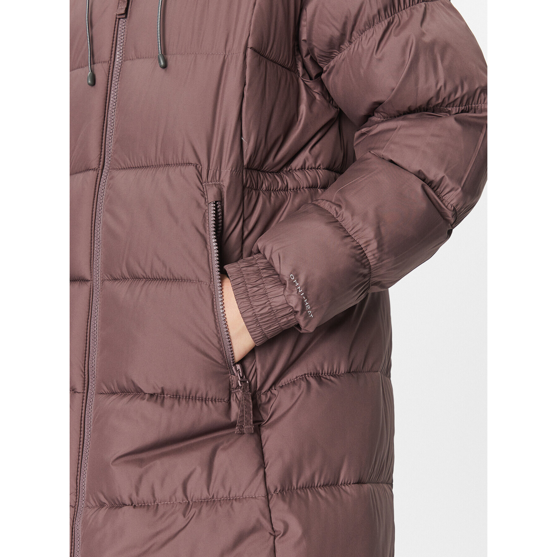 Columbia Geacă din puf Pike Lake™ II Long Jacket Maro Regular Fit - Pled.ro