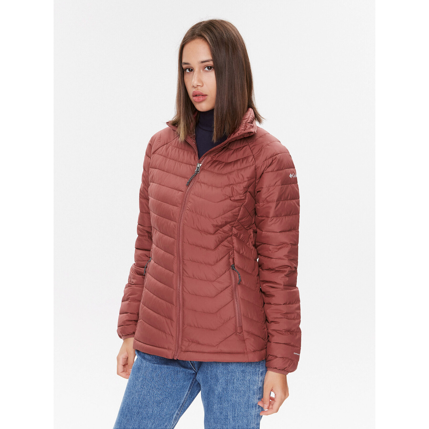 Columbia Geacă din puf Powder Lite™ Jacket Roșu Regular Fit - Pled.ro