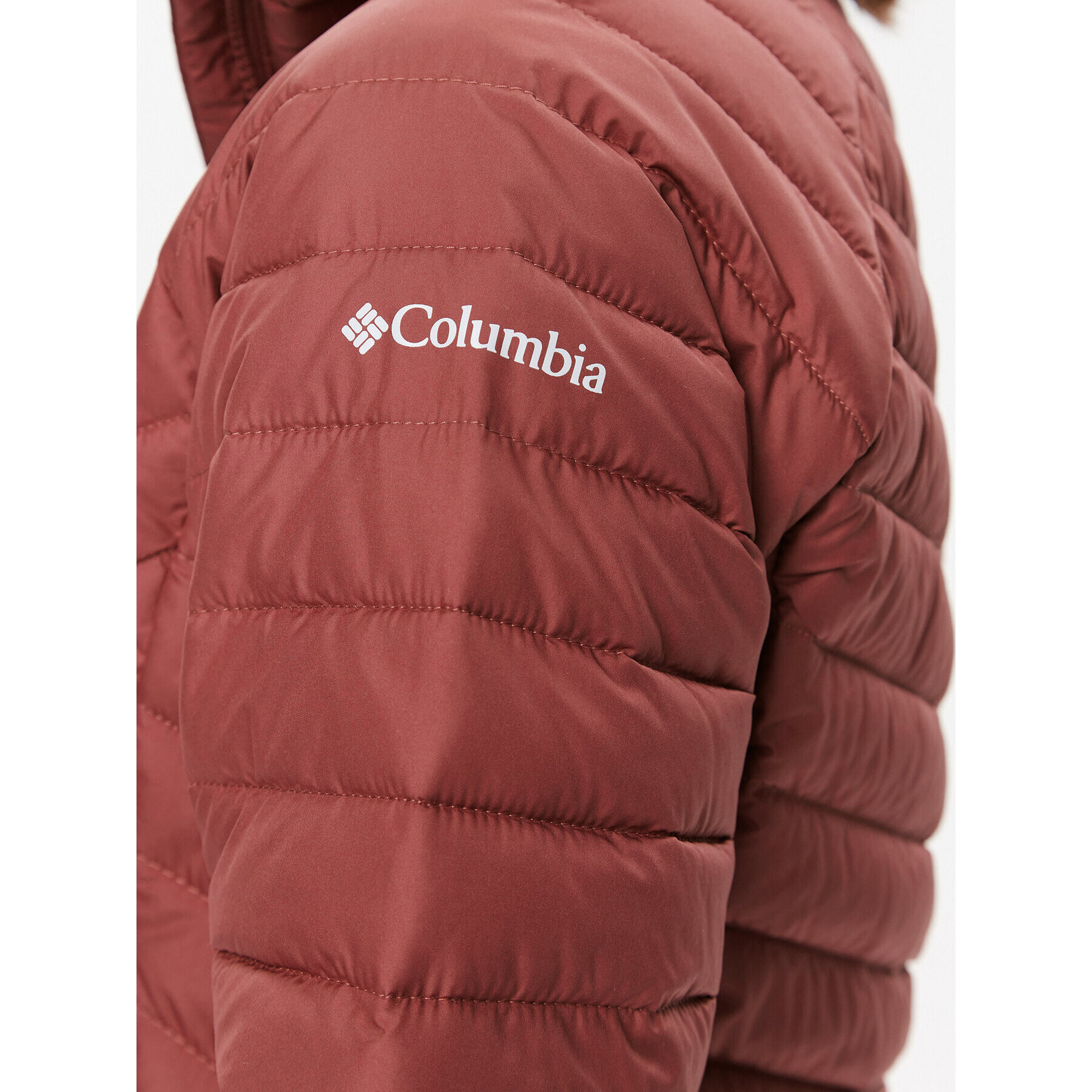 Columbia Geacă din puf Powder Lite™ Jacket Roșu Regular Fit - Pled.ro