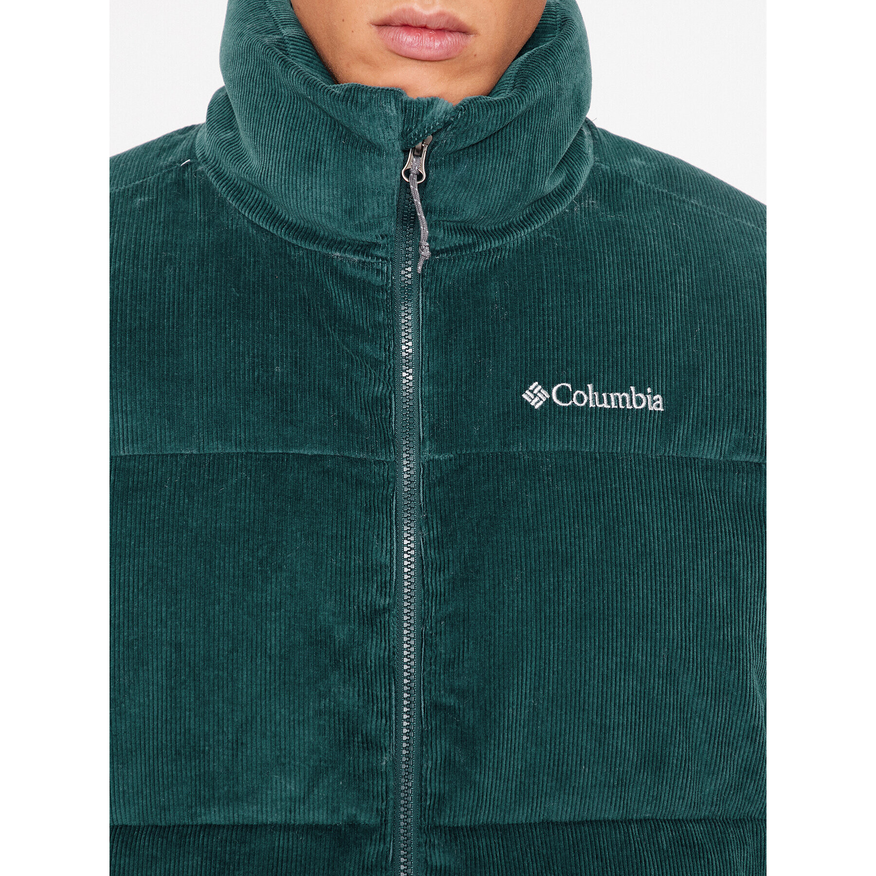 Columbia Geacă din puf Puffect™ Corduroy Jacket Albastru Regular Fit - Pled.ro