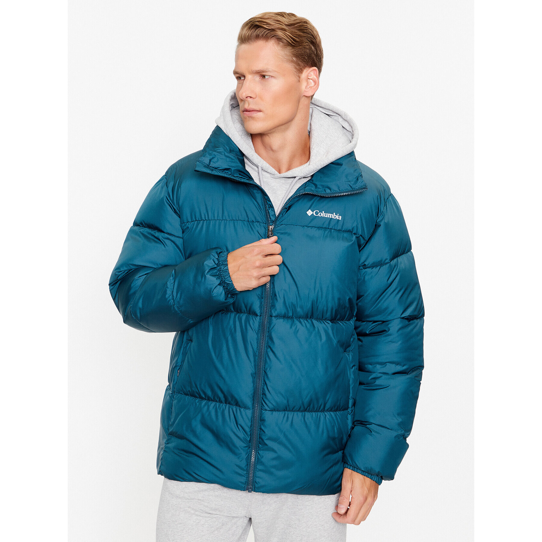 Columbia Geacă din puf Puffect™ II Jacket Albastru Regular Fit - Pled.ro