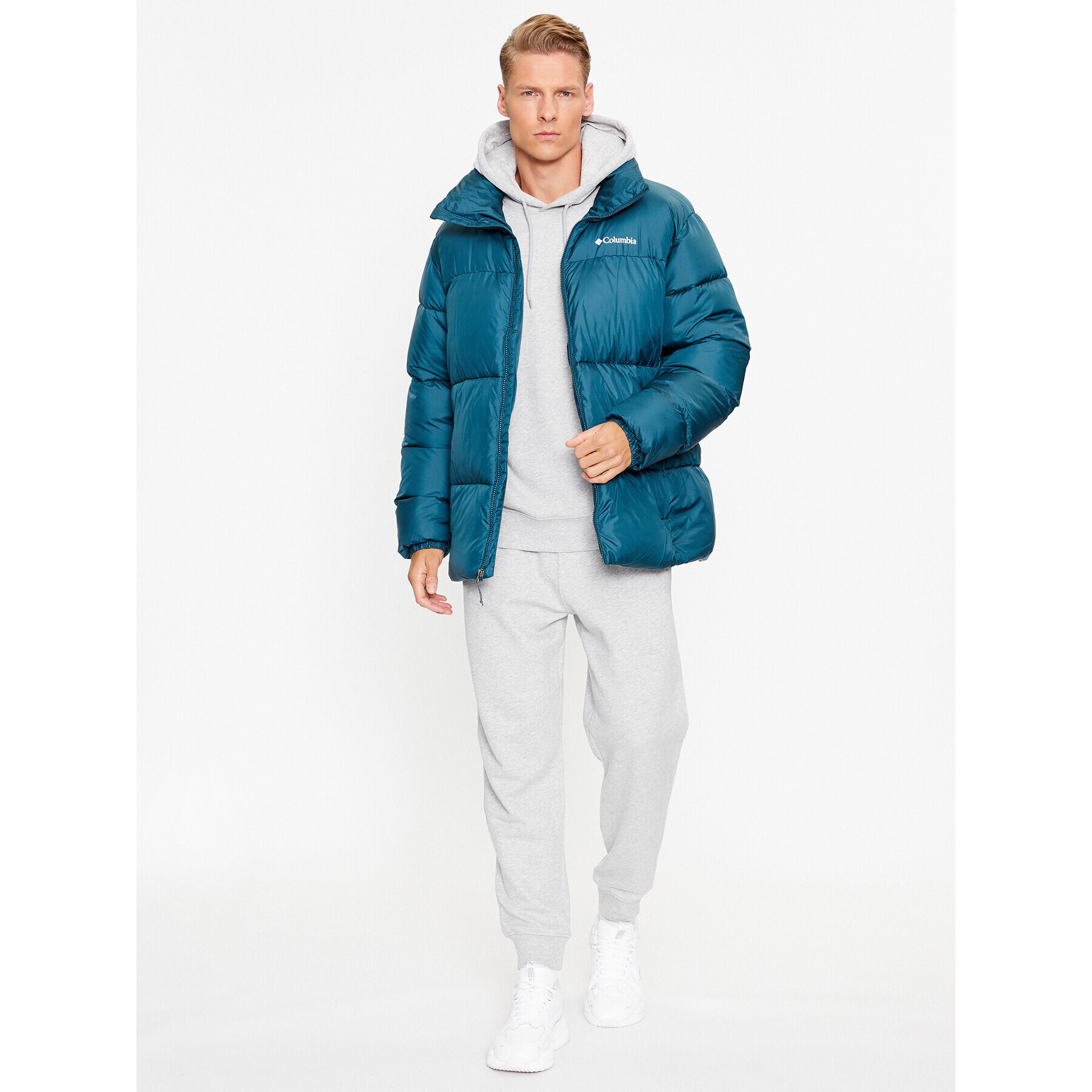 Columbia Geacă din puf Puffect™ II Jacket Albastru Regular Fit - Pled.ro