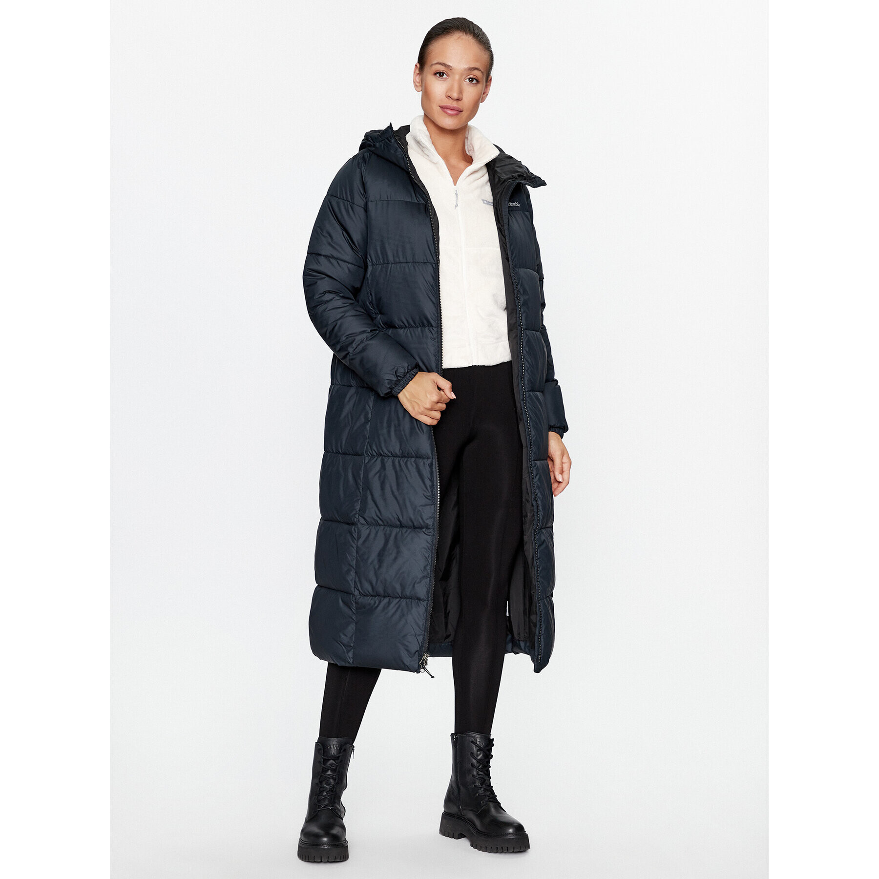 Columbia Geacă din puf Puffect™ Long Jacket Negru Regular Fit - Pled.ro