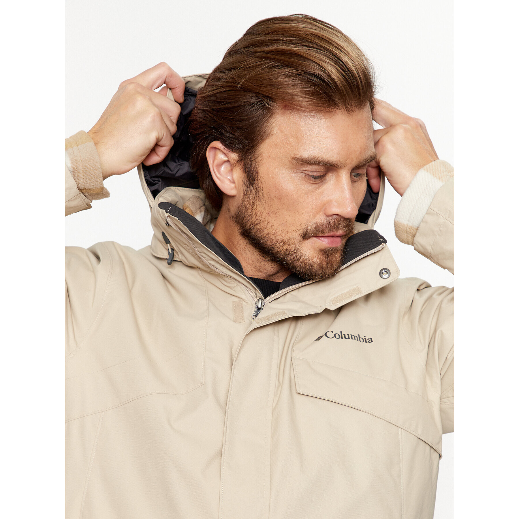 Columbia Geacă outdoor Bugaboo™ II Fleece Interchange Jacket Maro Regular Fit - Pled.ro