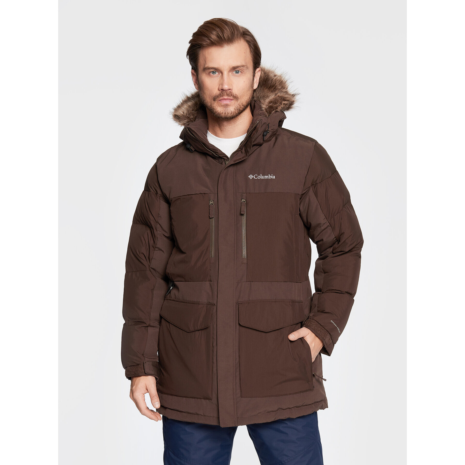 Columbia Geacă de iarnă Peak Fusion™ 1957493 Maro Regular Fit - Pled.ro