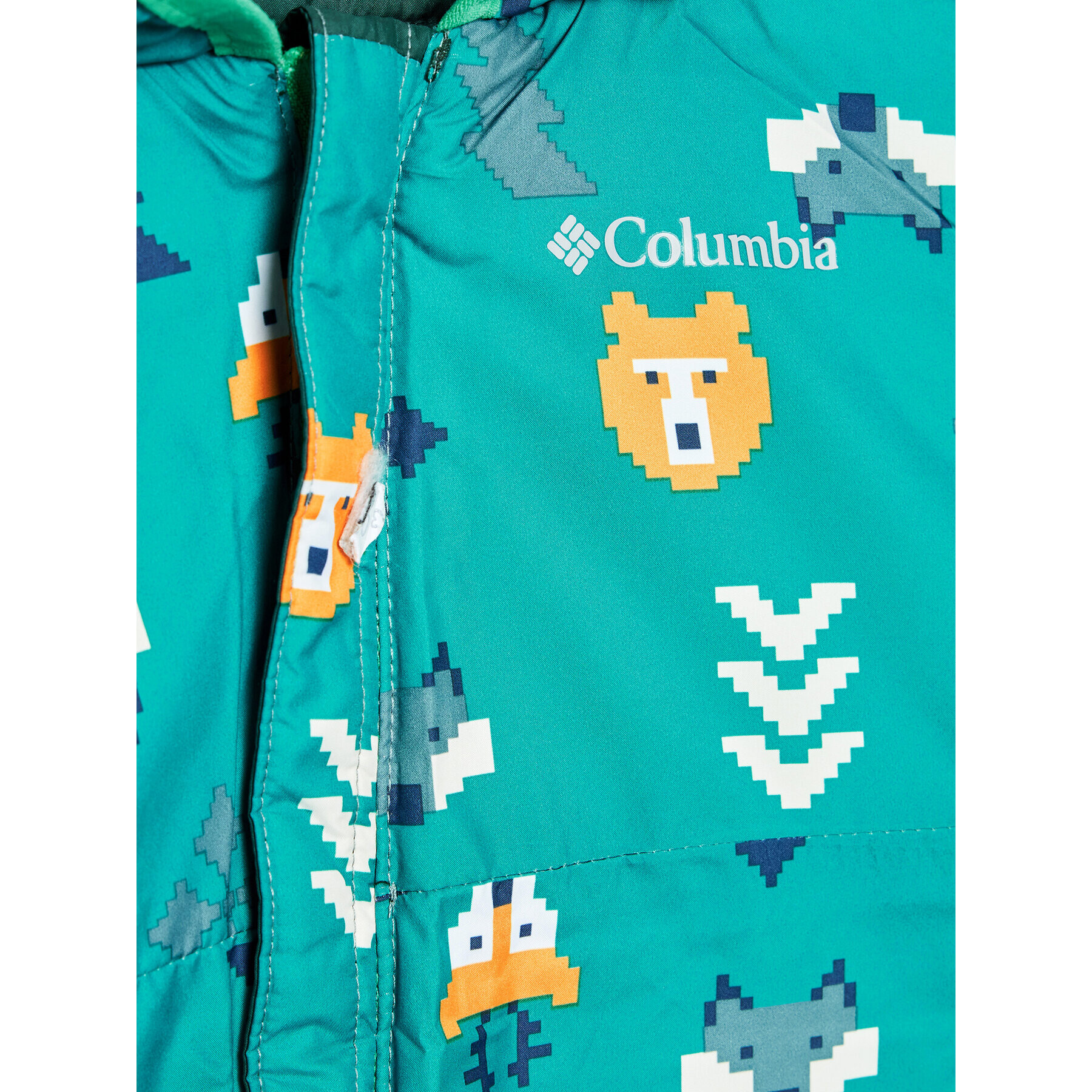 Columbia Overall de iarnă Powder Lite 1864021 Verde Regular Fit - Pled.ro