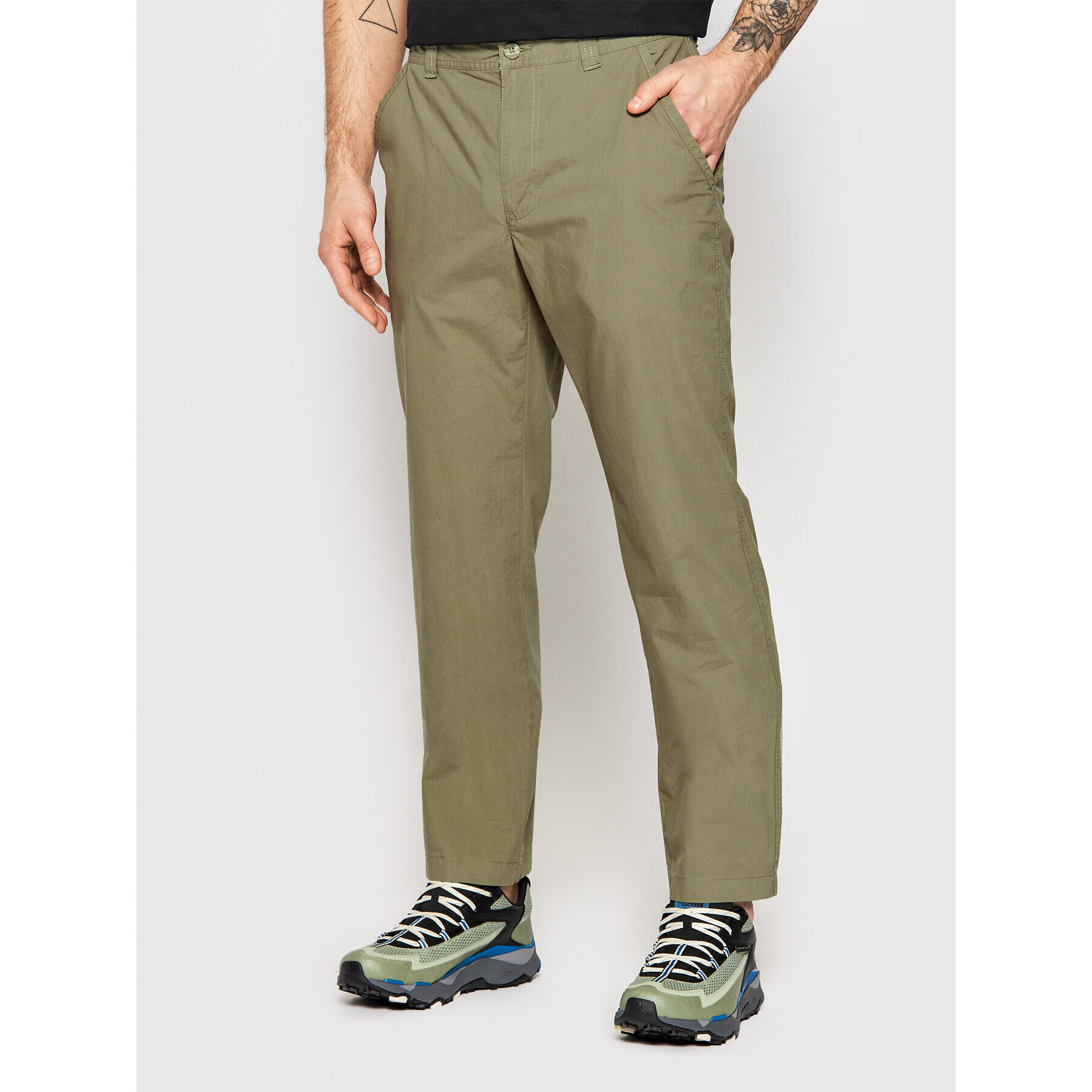 Columbia Pantaloni din material Washed Out 1657741 Verde Regular Fit - Pled.ro