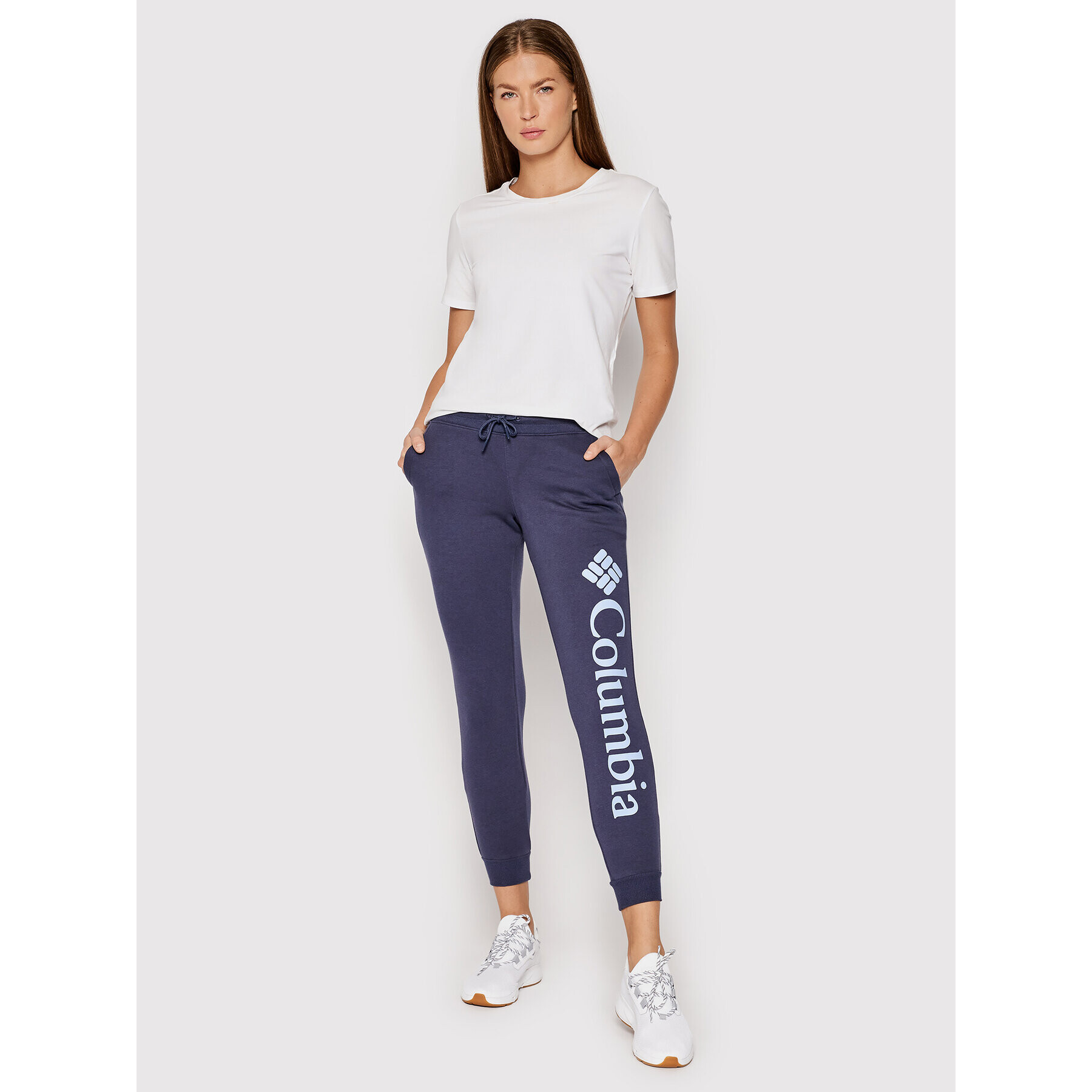 Columbia Pantaloni trening Logo 1940094 Bleumarin Active Fit - Pled.ro