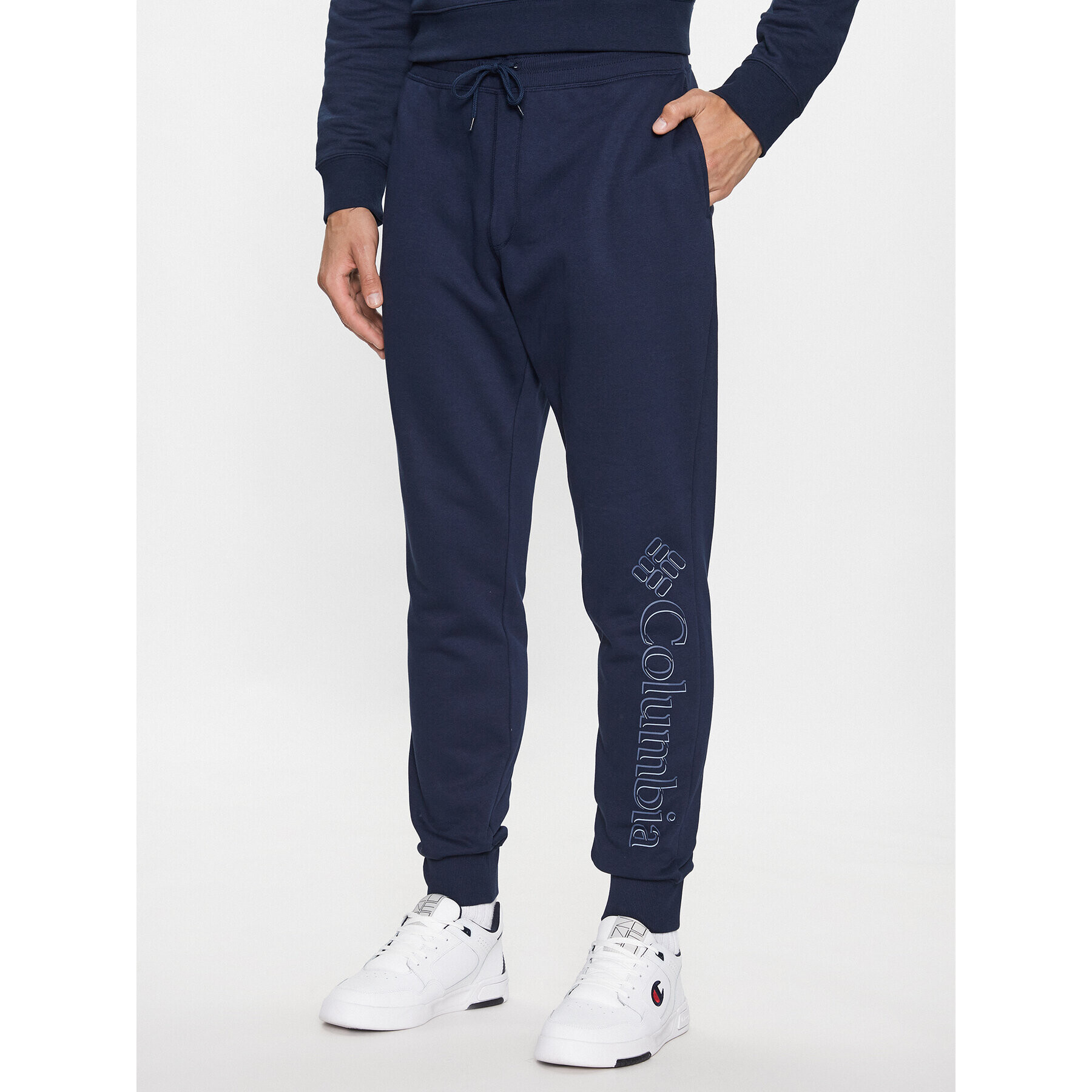 Columbia Pantaloni trening M CSC Logo™ Fleece Jogger II Albastru Regular Fit - Pled.ro