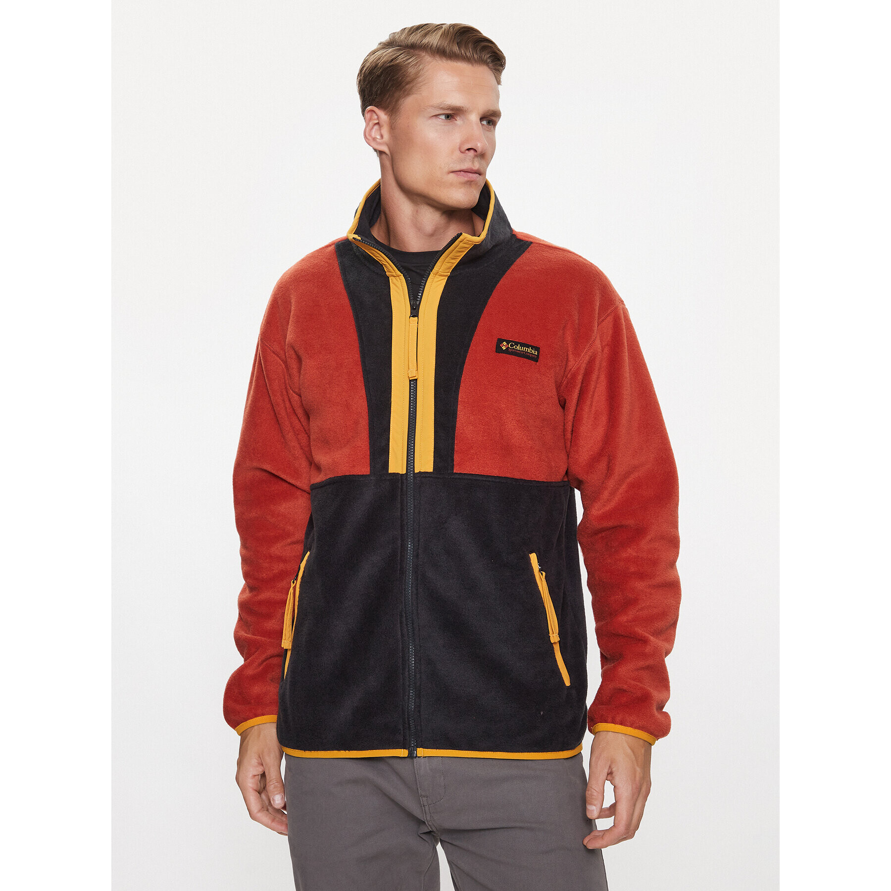 Columbia Polar Back Bowl™ Full Zip Fleece Portocaliu Regular Fit - Pled.ro