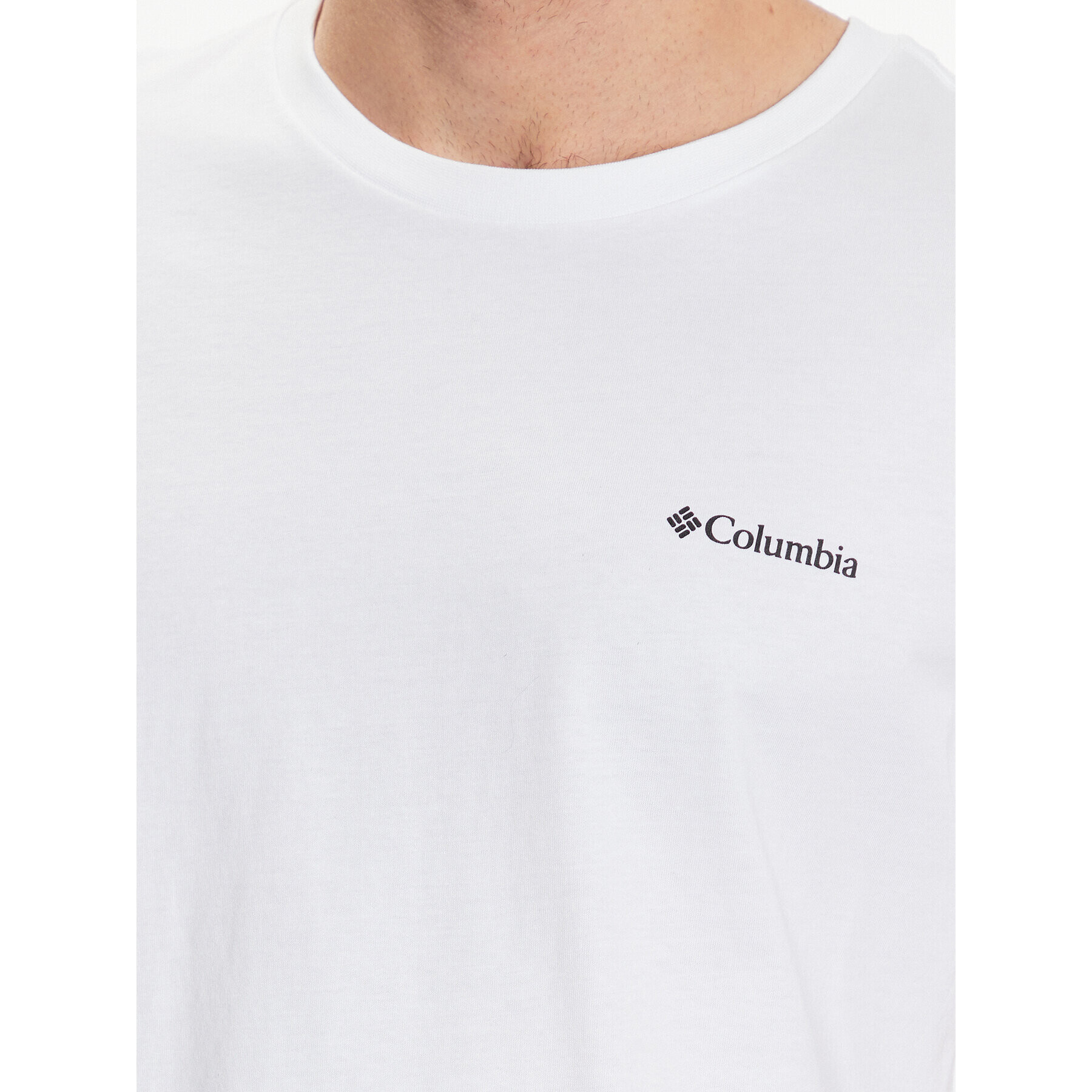 Columbia Tricou Basic Logo 1680053 Alb Regular Fit - Pled.ro