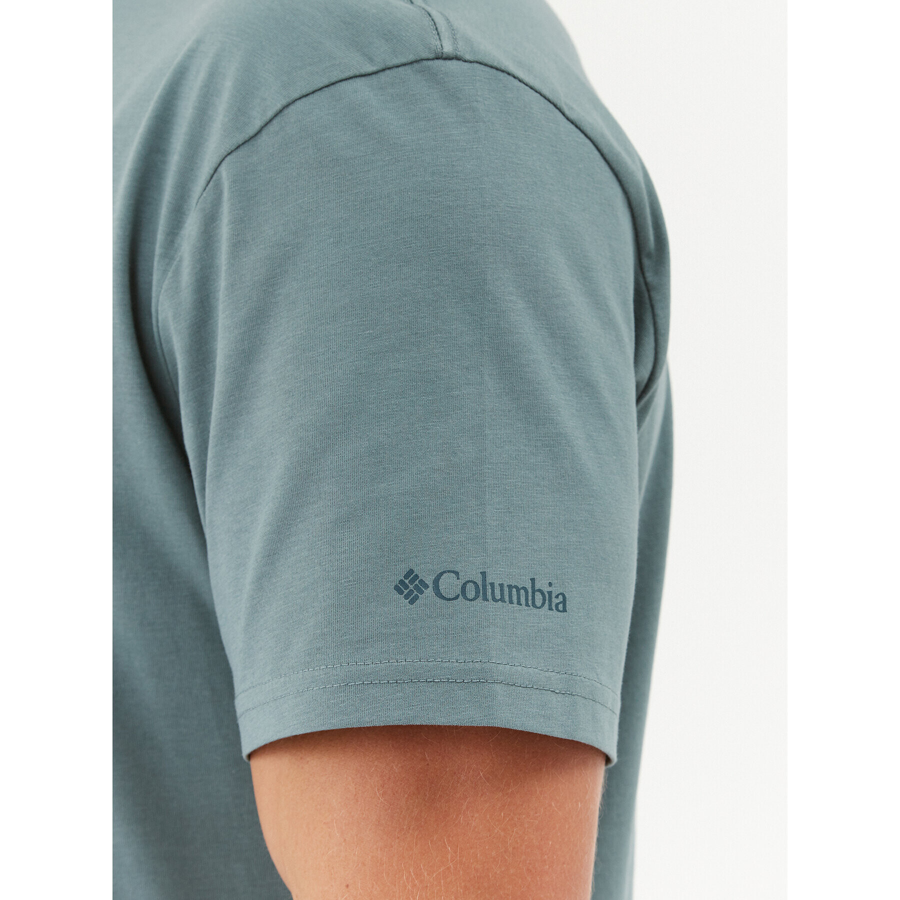 Columbia Tricou CSC Basic Logo™ Short Sleeve Verde Regular Fit - Pled.ro