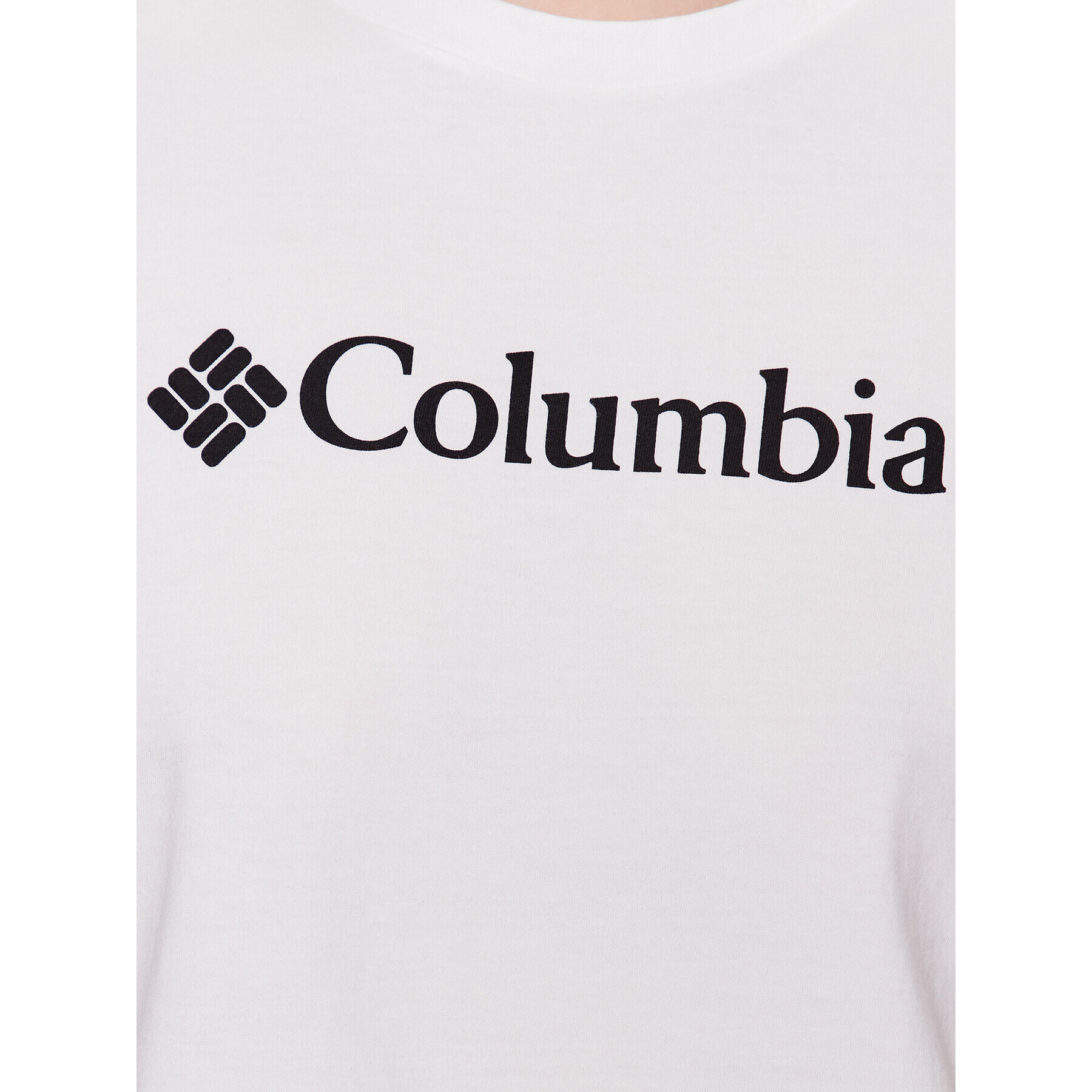 Columbia Tricou North Casades 1930051 Alb Cropped Fit - Pled.ro