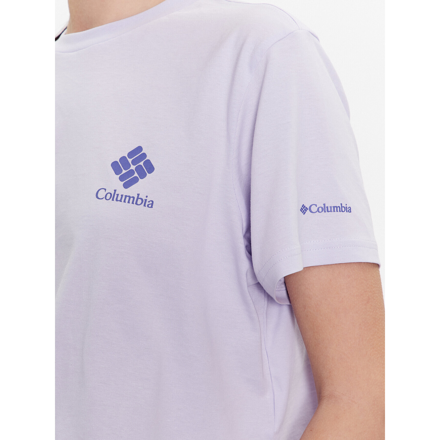 Columbia Tricou North Casades 1930051 Violet Cropped Fit - Pled.ro