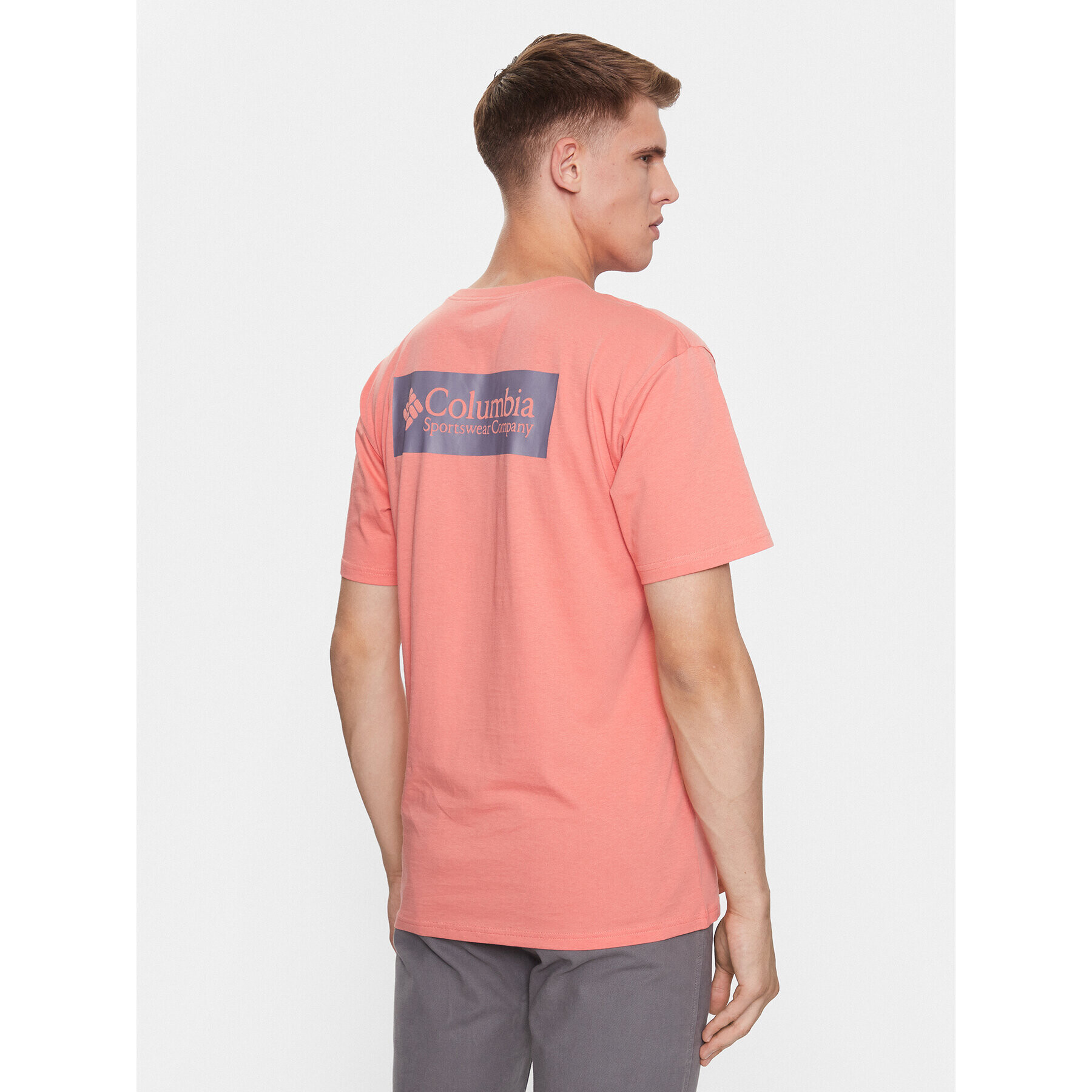 Columbia Tricou North Cascades™ Short Sleeve Tee Portocaliu Regular Fit - Pled.ro