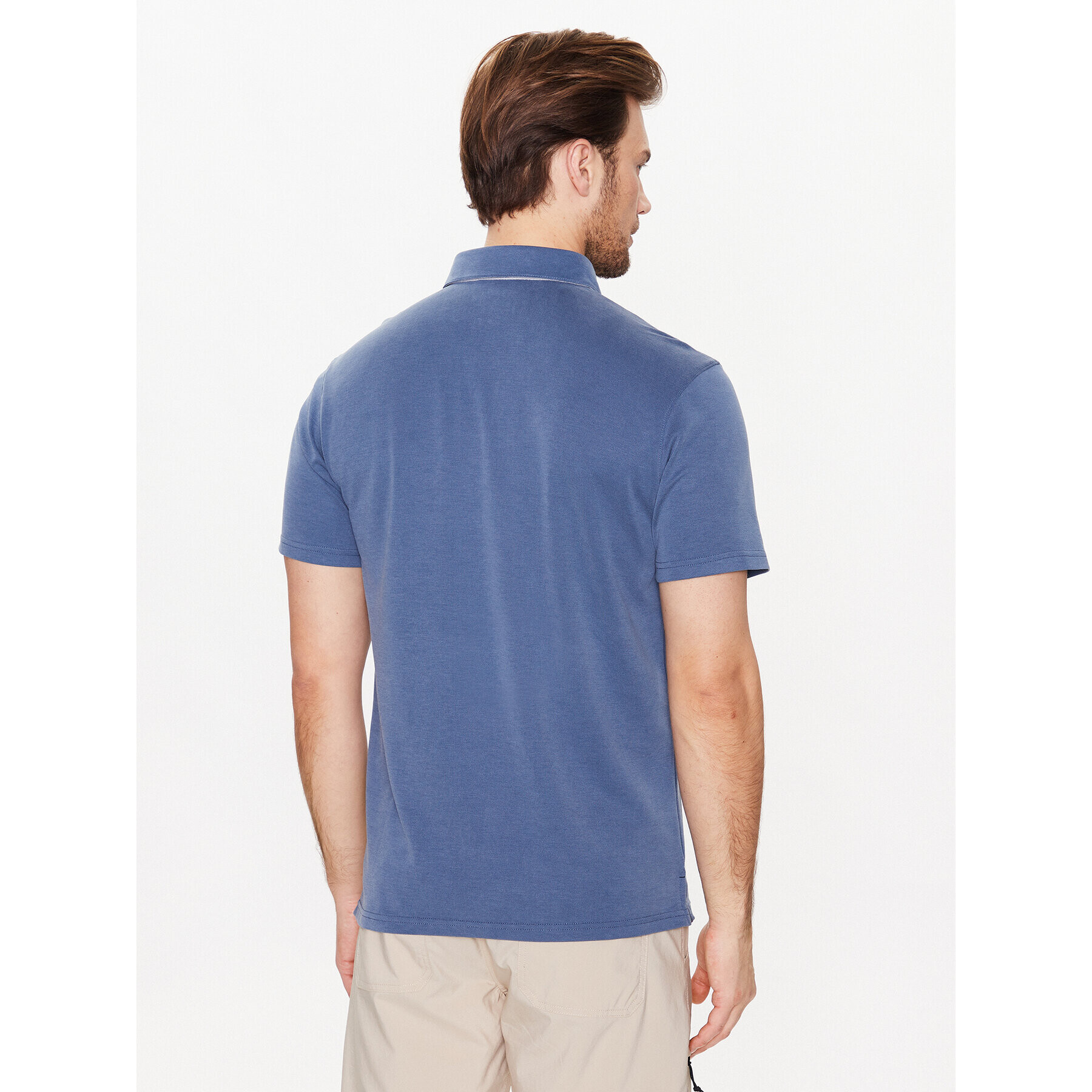 Columbia Tricou polo Melson Point 1772721 Albastru Regular Fit - Pled.ro