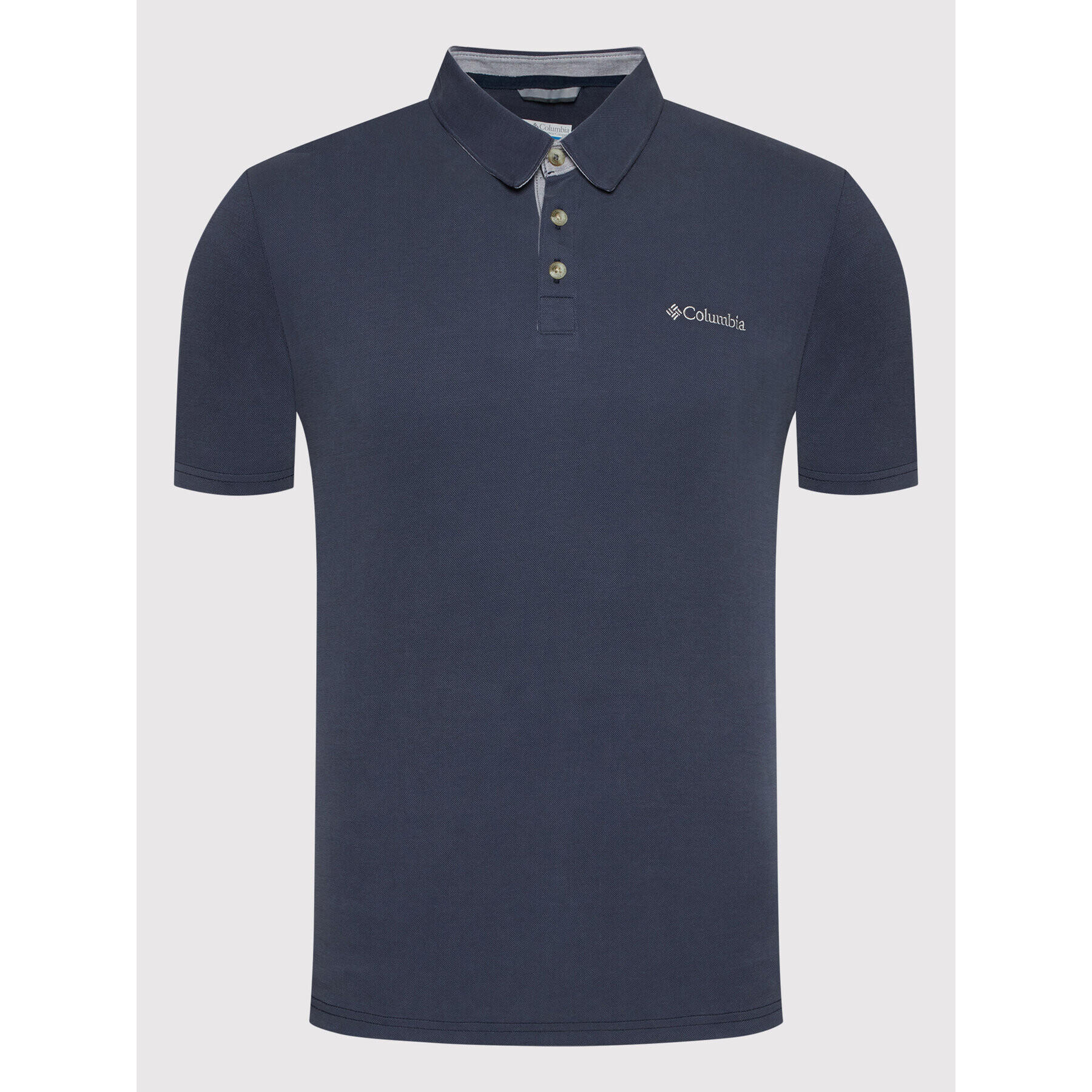 Columbia Tricou polo Nelson Point 1772721 Albastru Regular Fit - Pled.ro