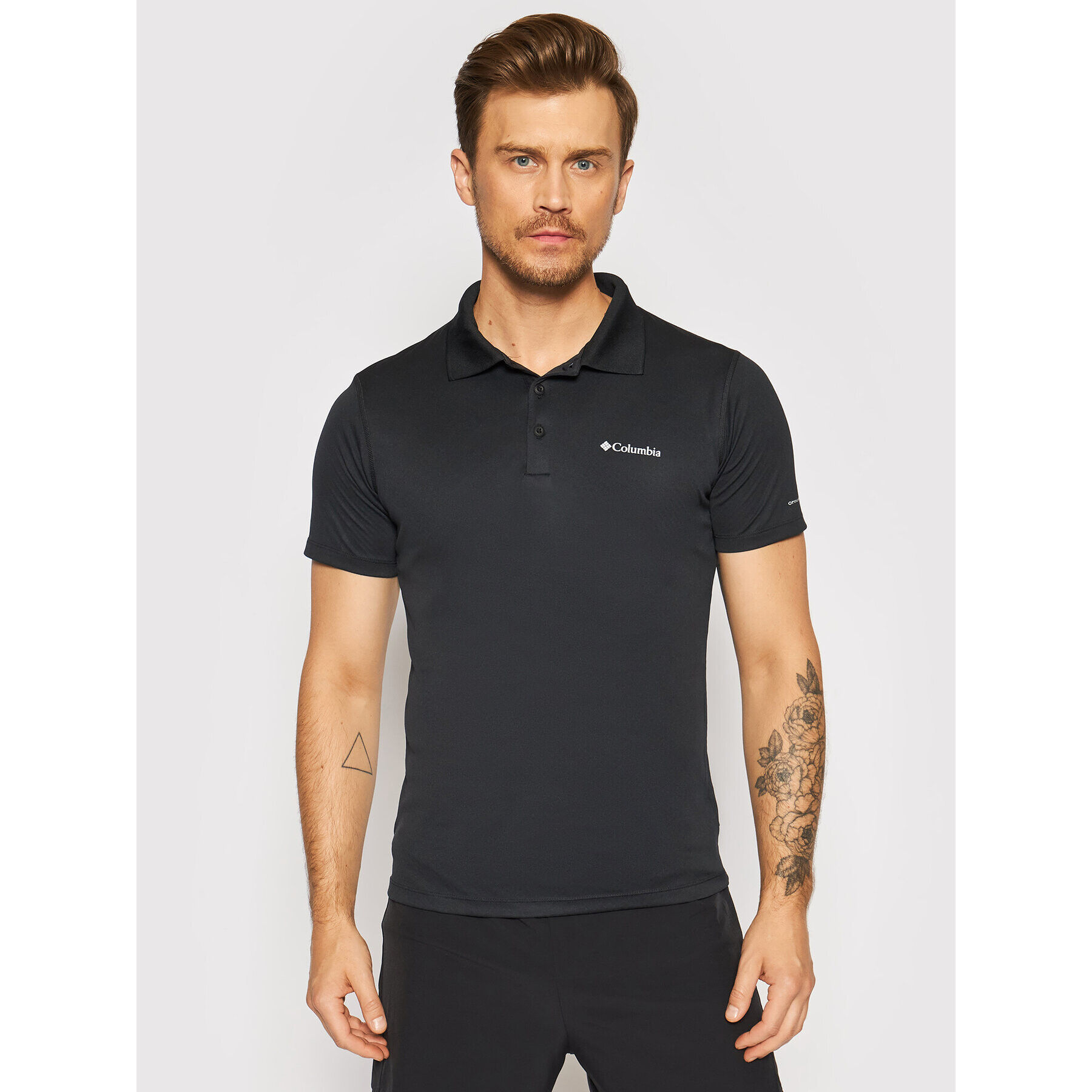 Columbia Tricou polo Zero Rules™ 1533303 Negru Regular Fit - Pled.ro