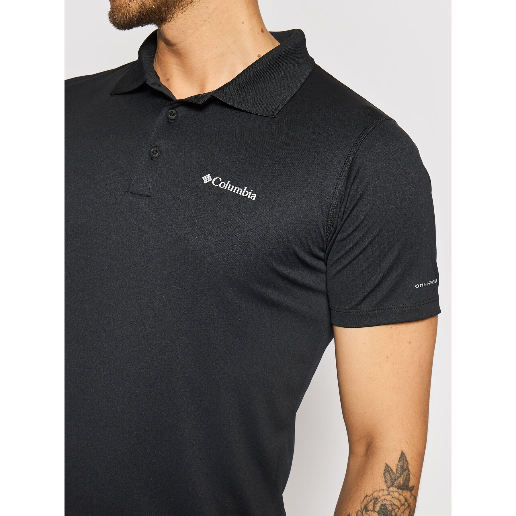 Columbia Tricou polo Zero Rules™ 1533303 Negru Regular Fit - Pled.ro