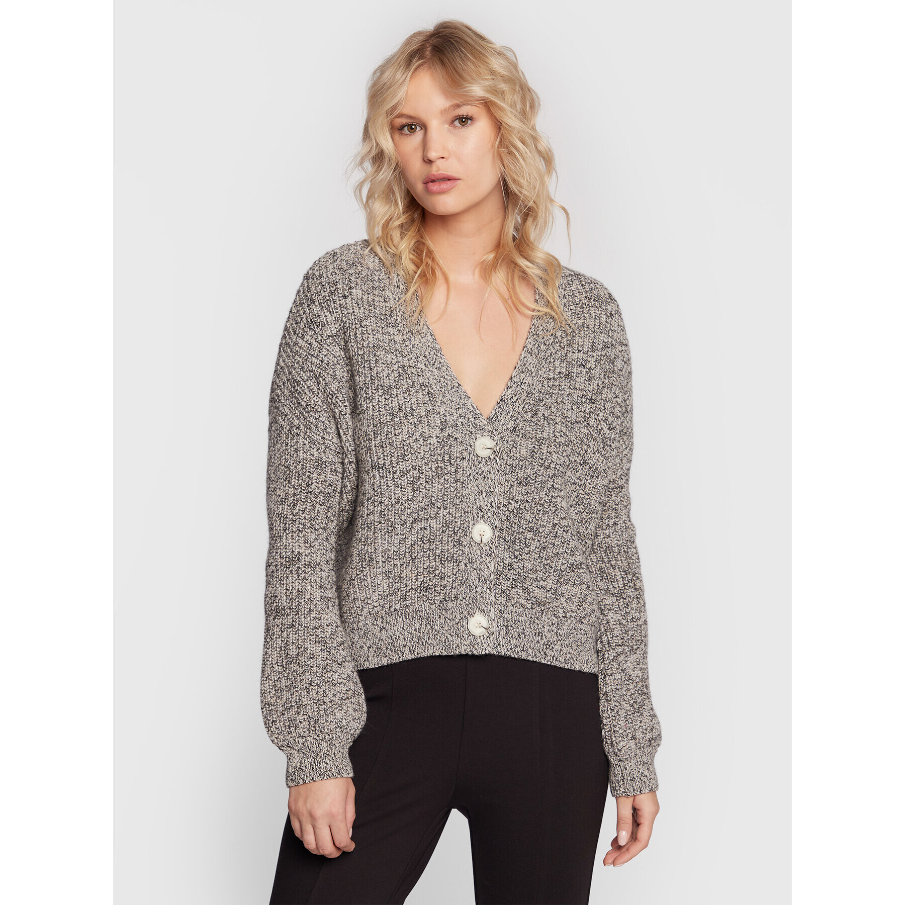 Comma Cardigan 2121756 Gri Relaxed Fit - Pled.ro