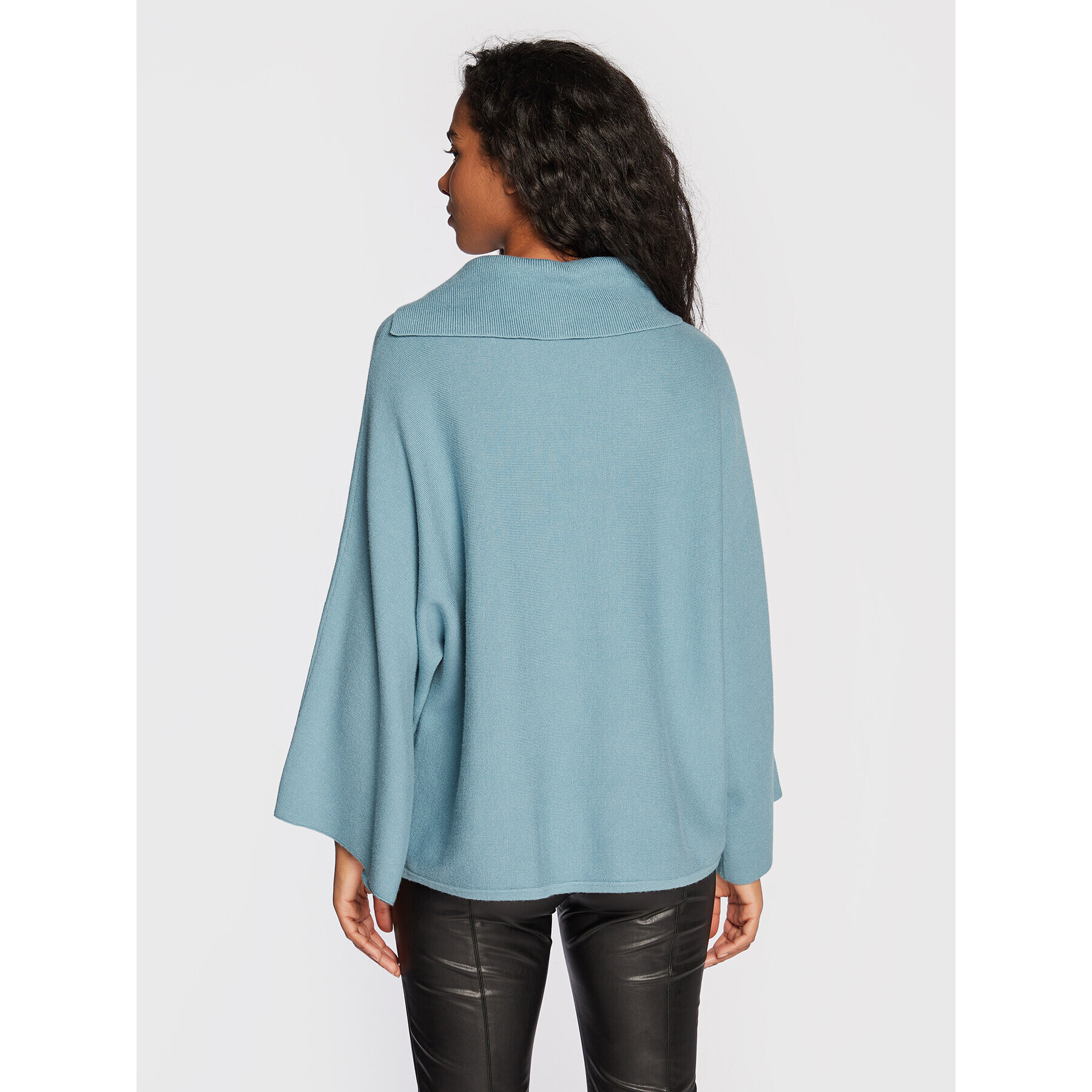 Comma Poncho 2121514 Albastru Relaxed Fit - Pled.ro