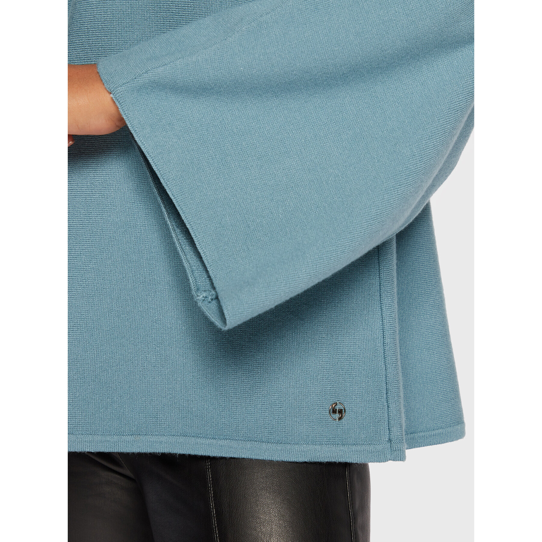 Comma Poncho 2121514 Albastru Relaxed Fit - Pled.ro