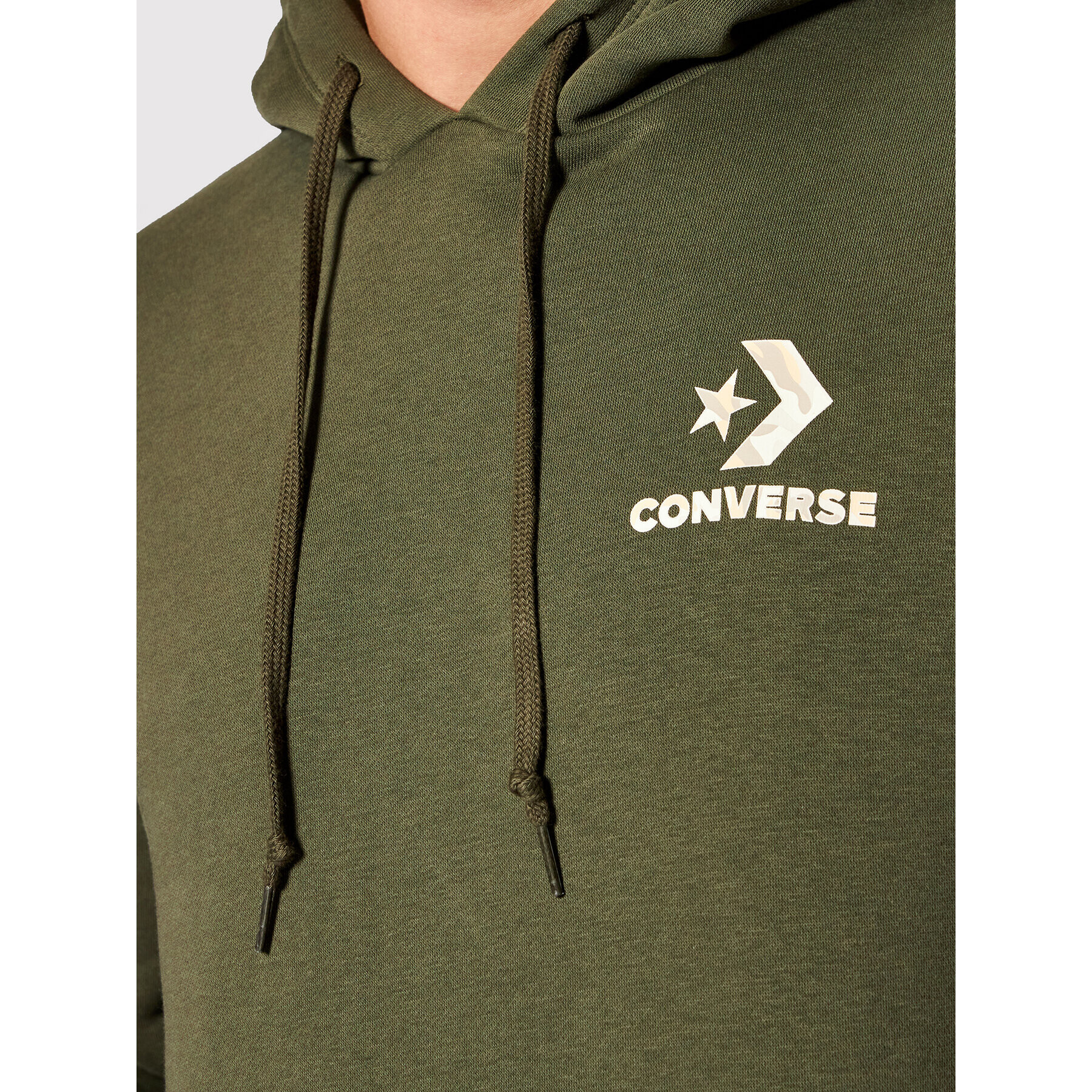 Converse Bluză 10023141-A02 Verde Regular Fit - Pled.ro