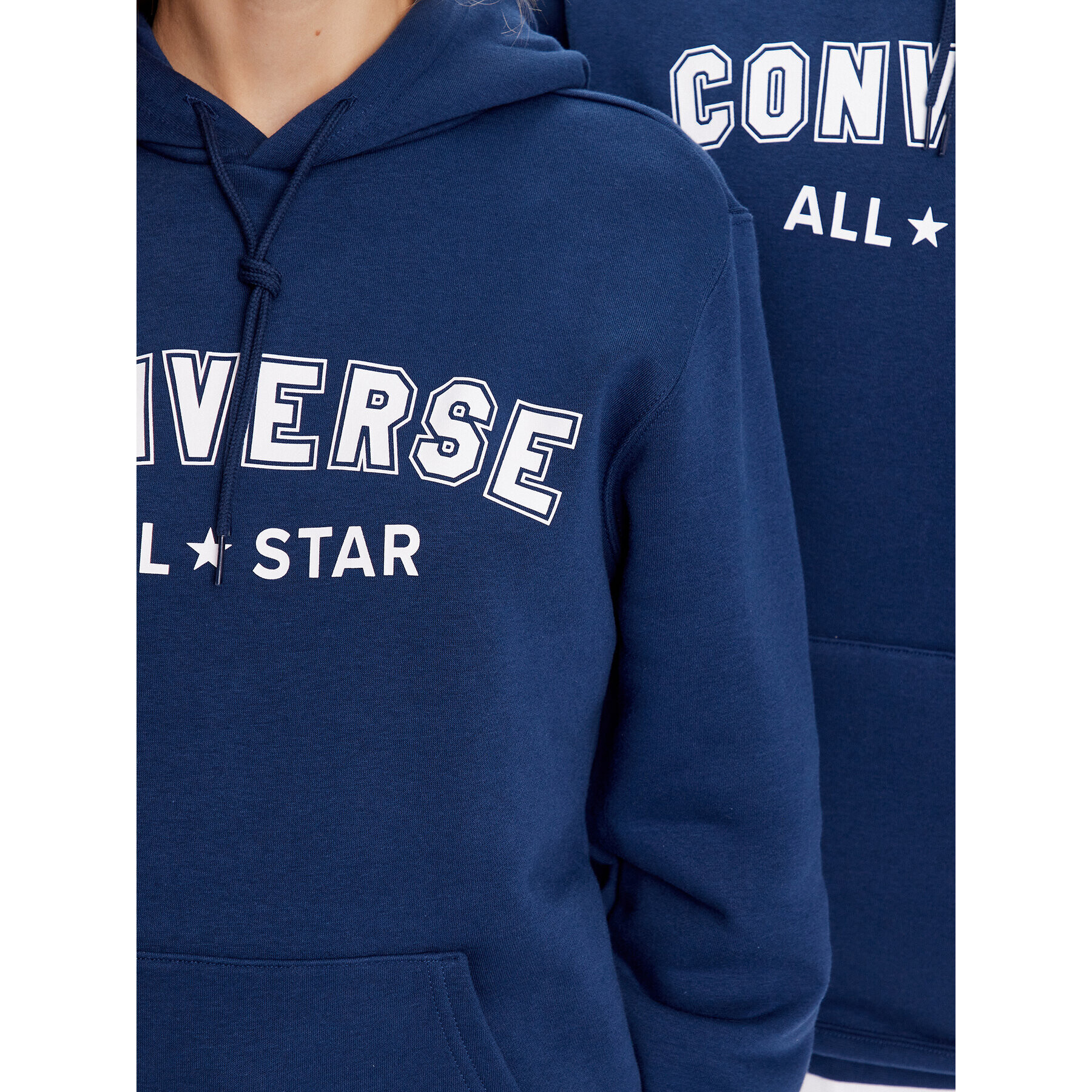 Converse Bluză Unisex 10025411-A05 Bleumarin Standard Fit - Pled.ro