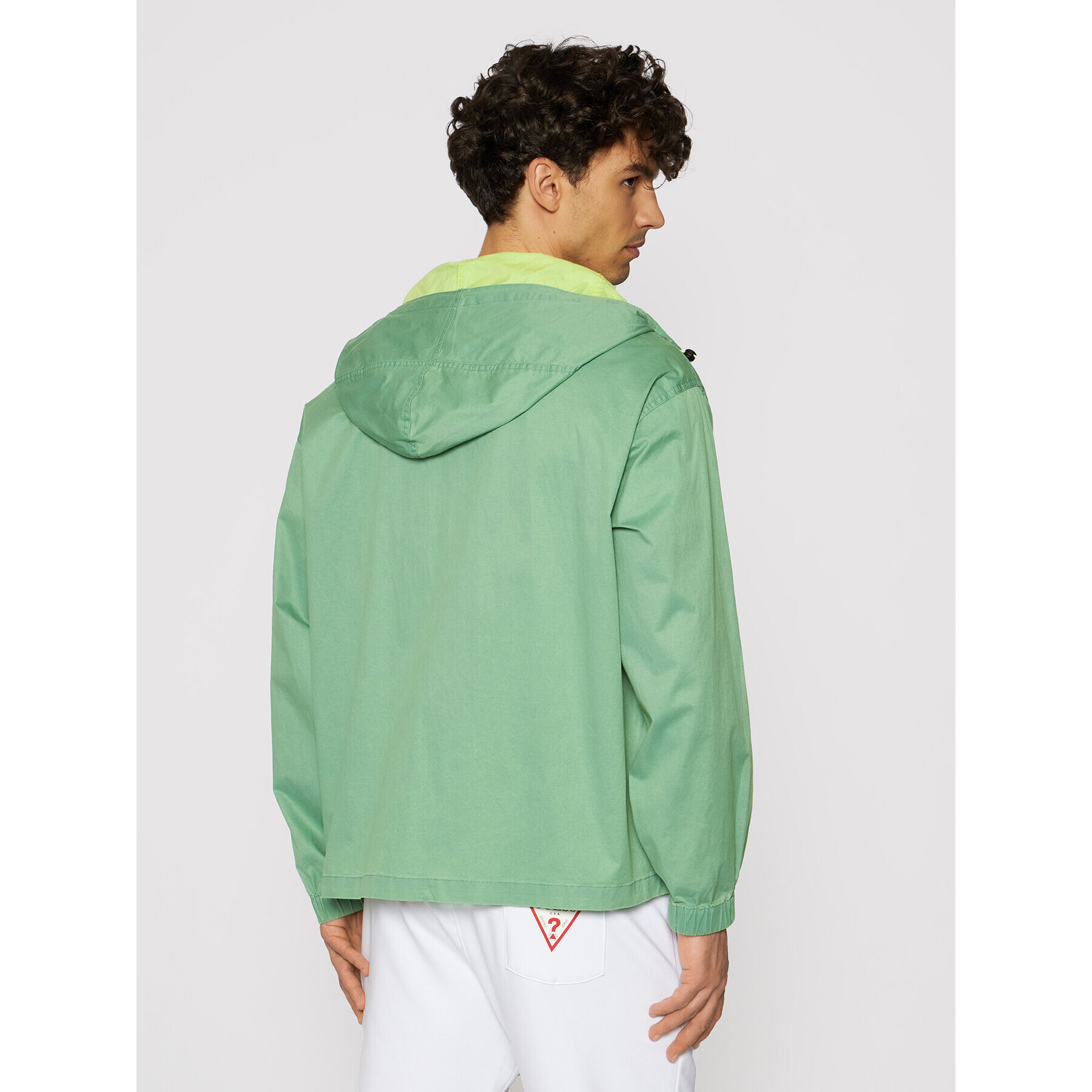 Converse Geacă Double Pocket 10021097-A03 Verde Regular Fit - Pled.ro