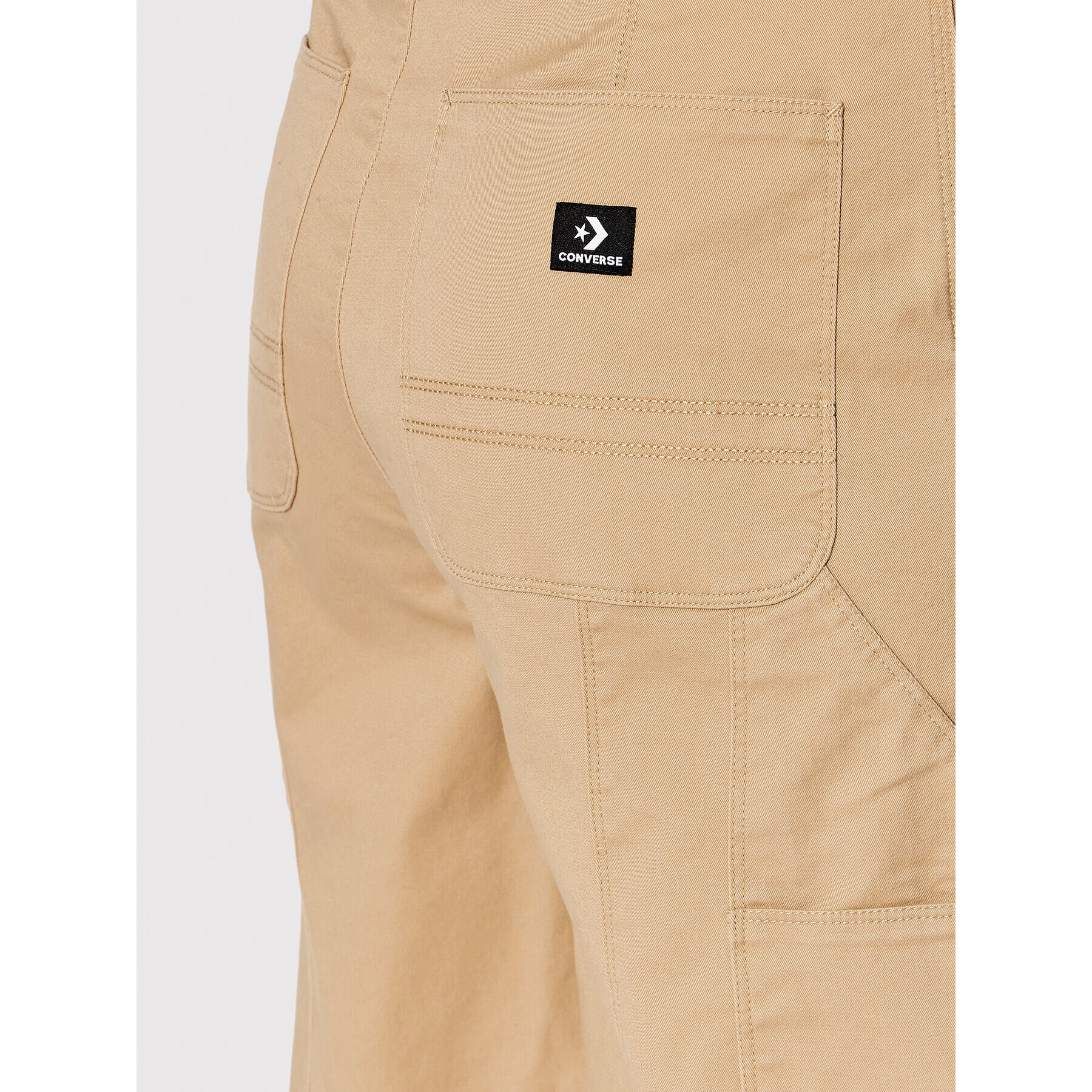 Converse Pantaloni din material Carpenter 10022968-A02 Maro Regular Fit - Pled.ro