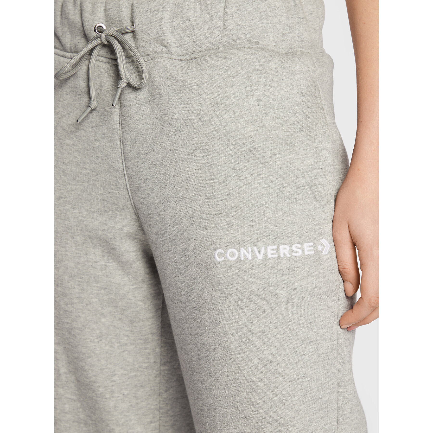 Converse Pantaloni trening 10023718-A02 Gri Regular Fit - Pled.ro