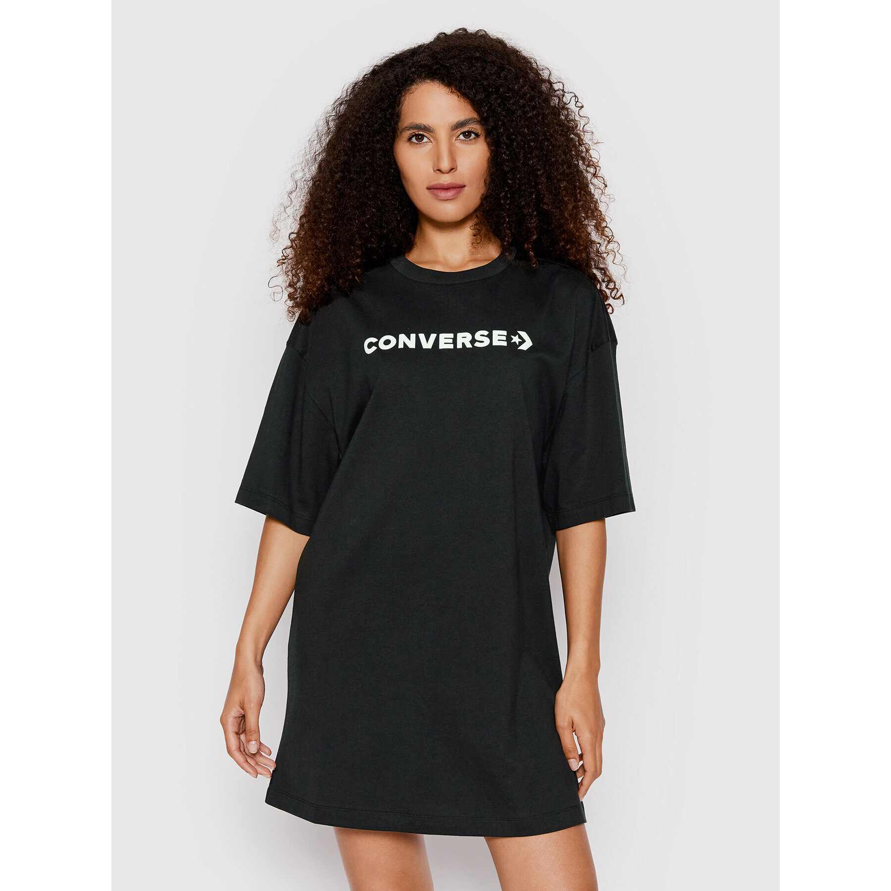 Converse Rochie de zi Icon Play 10023921-A01 Negru Relaxed Fit - Pled.ro