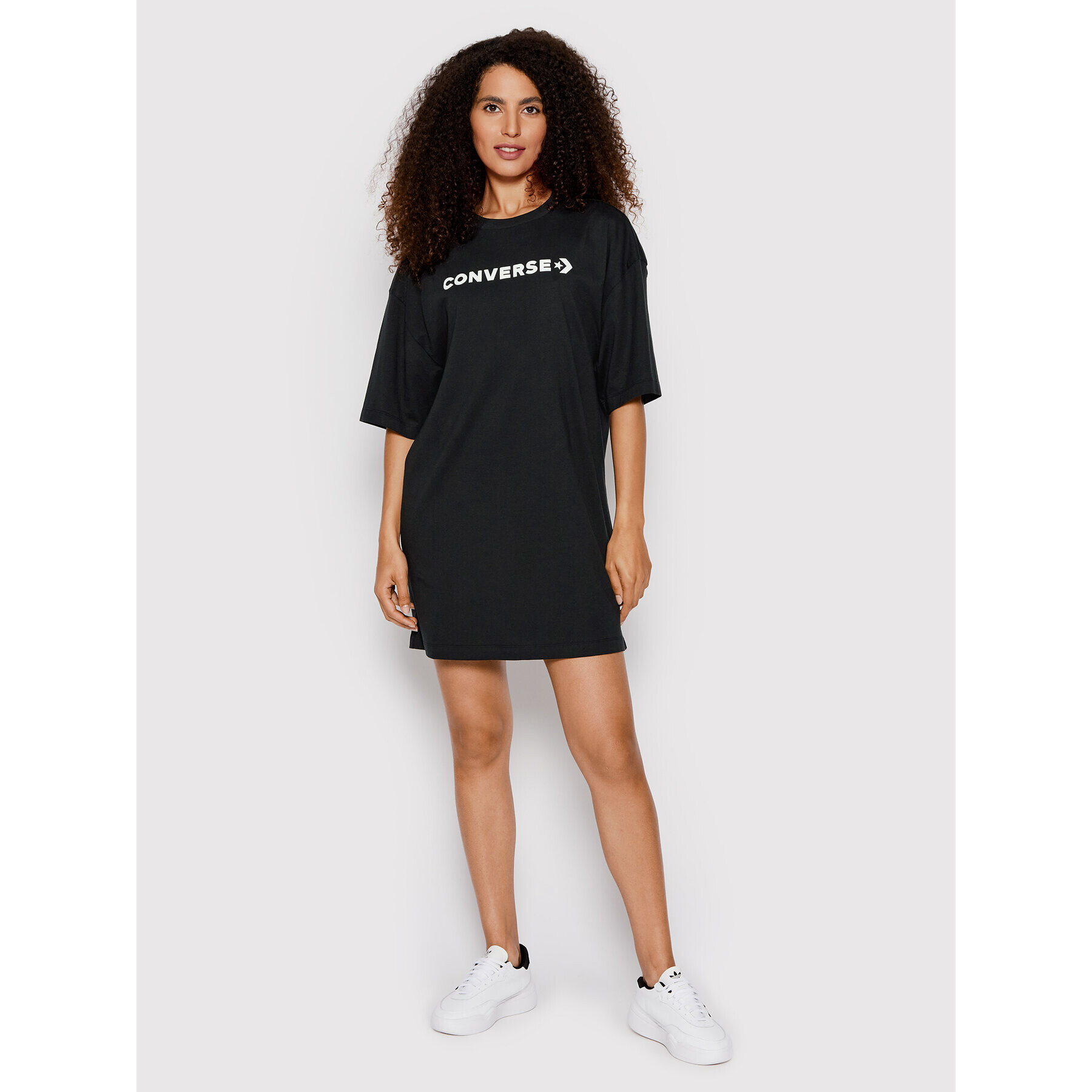 Converse Rochie de zi Icon Play 10023921-A01 Negru Relaxed Fit - Pled.ro