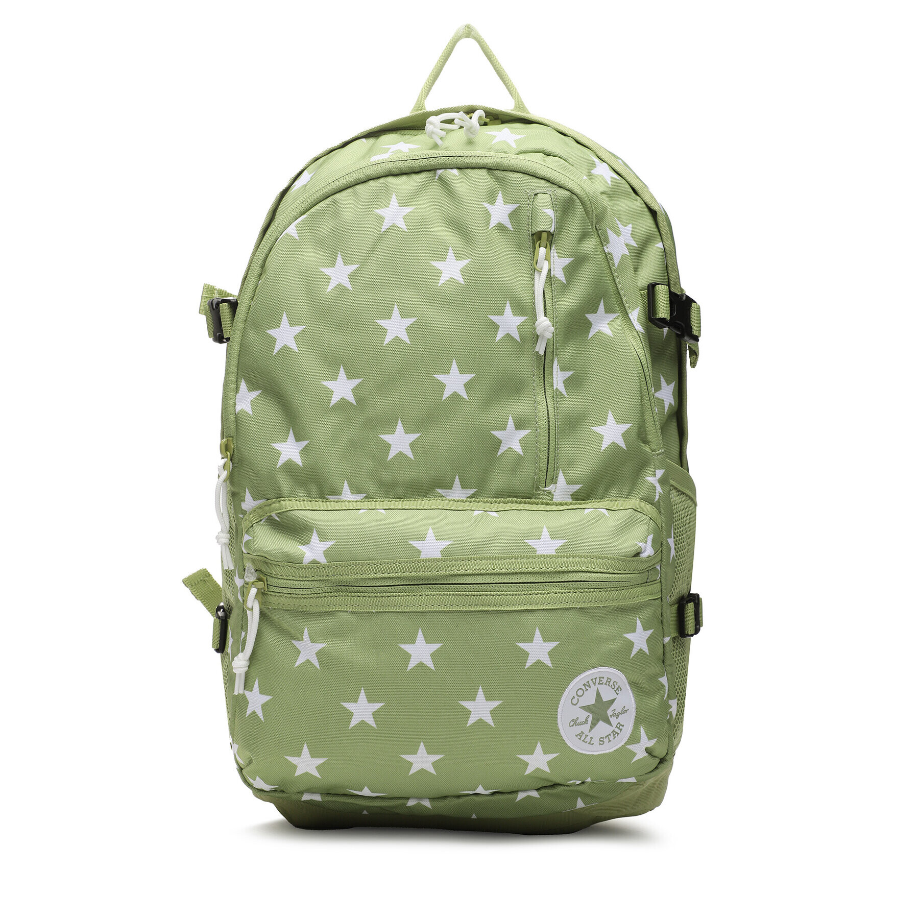 Converse Rucsac Straight Edge - Stars 10022408-A23 Verde - Pled.ro