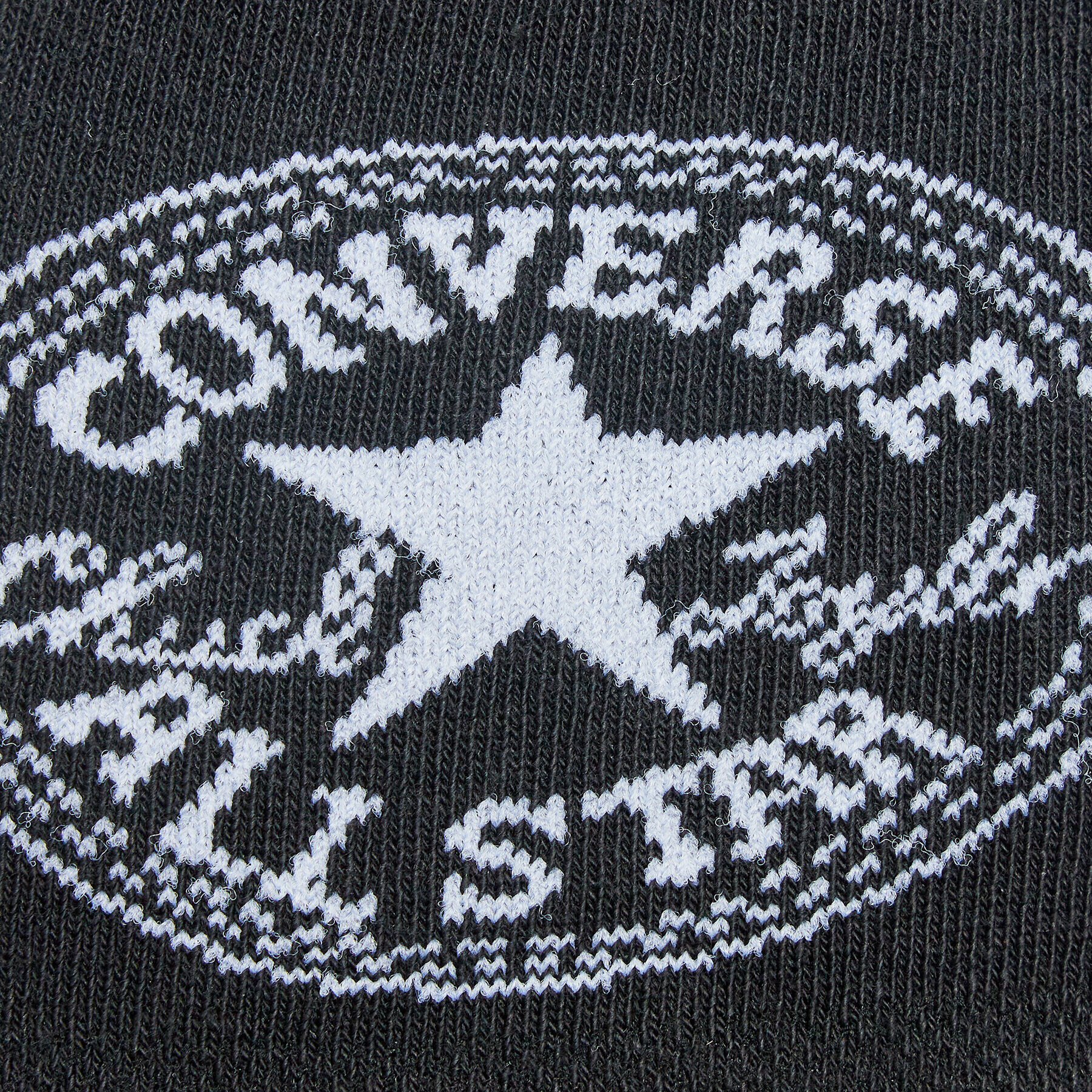 Converse Set 2 perechi de șosete scurte unisex E1138B-2010 Negru - Pled.ro