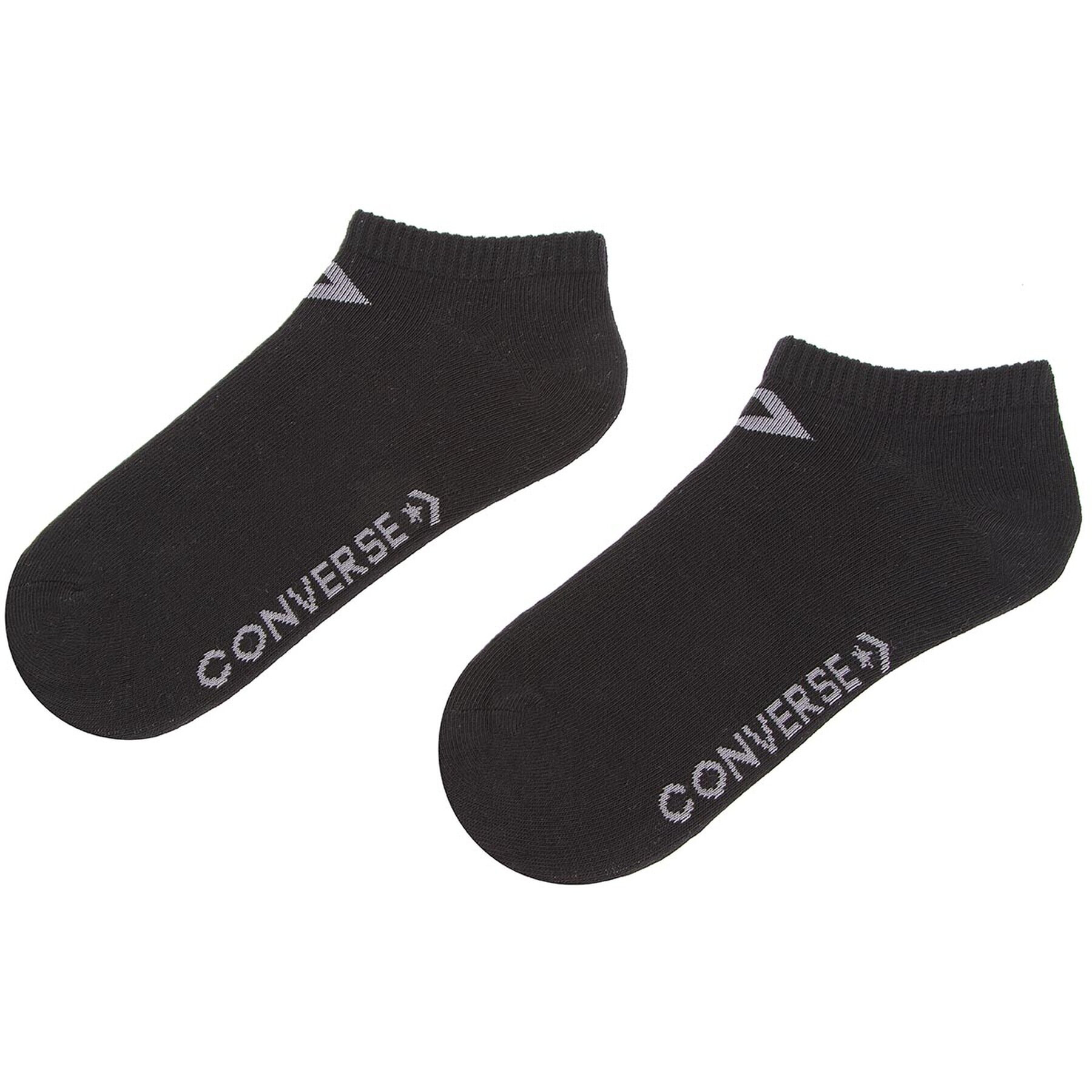 Converse Set de 3 perechi de șosete medii de damă E751A-3009 Gri - Pled.ro