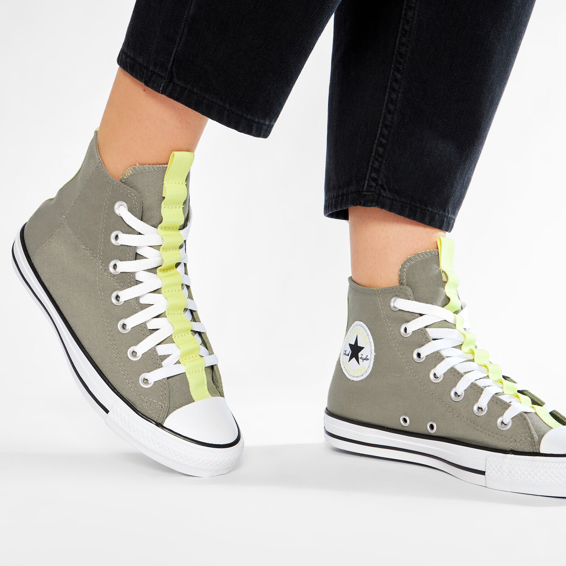 Converse Teniși Ctas Hi Light Fiel 170132C Verde - Pled.ro