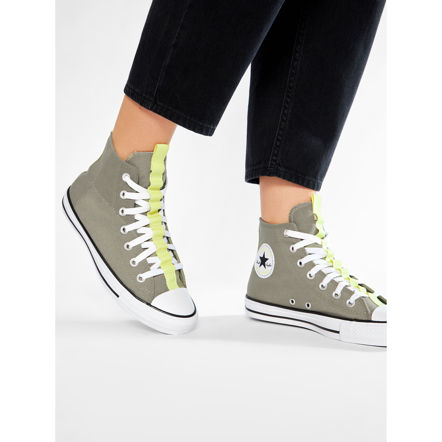 Converse Teniși Ctas Hi Light Fiel 170132C Verde - Pled.ro