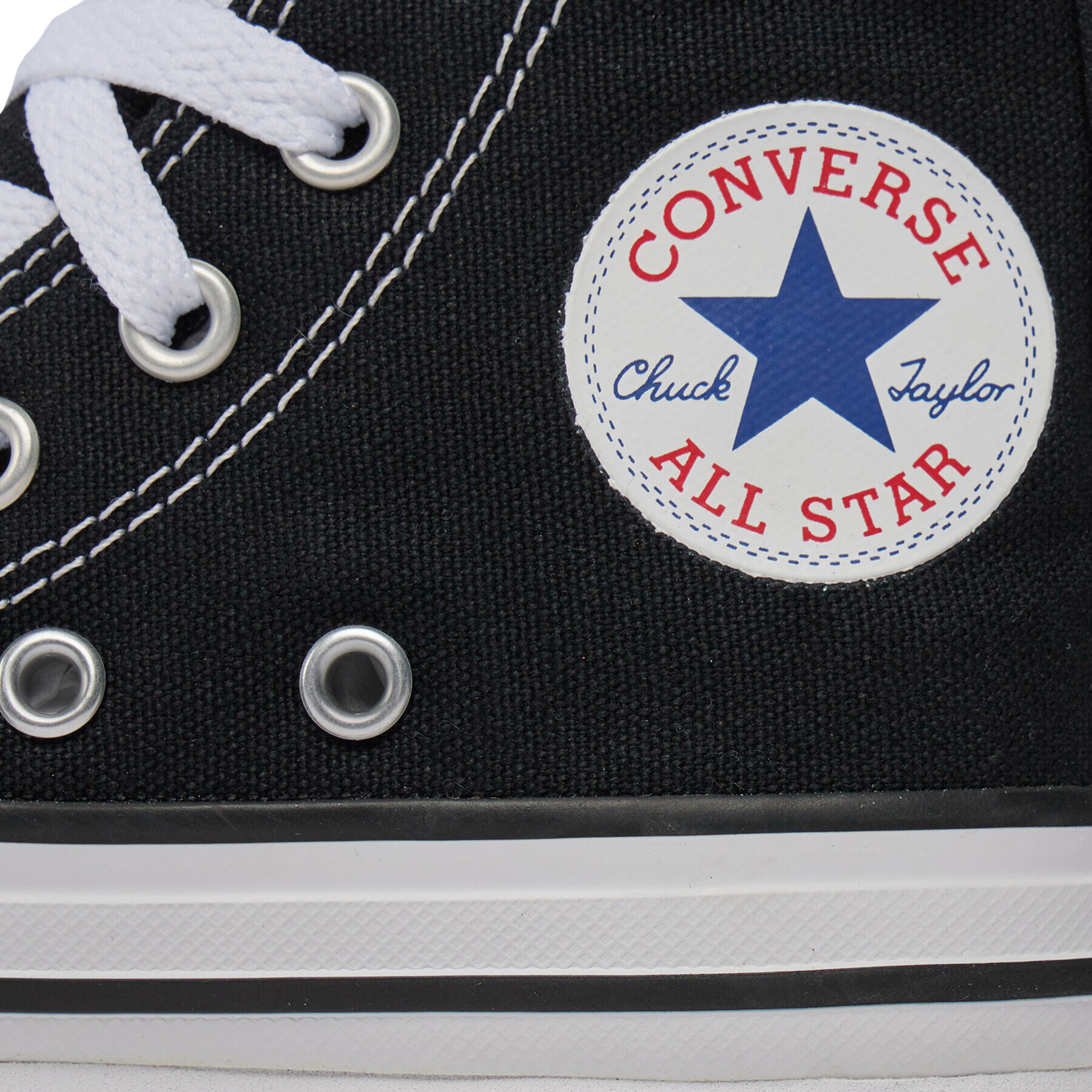 Converse Teniși Chuck Taylor All Star Lift Platform High Top Little Kids 372859C Negru - Pled.ro