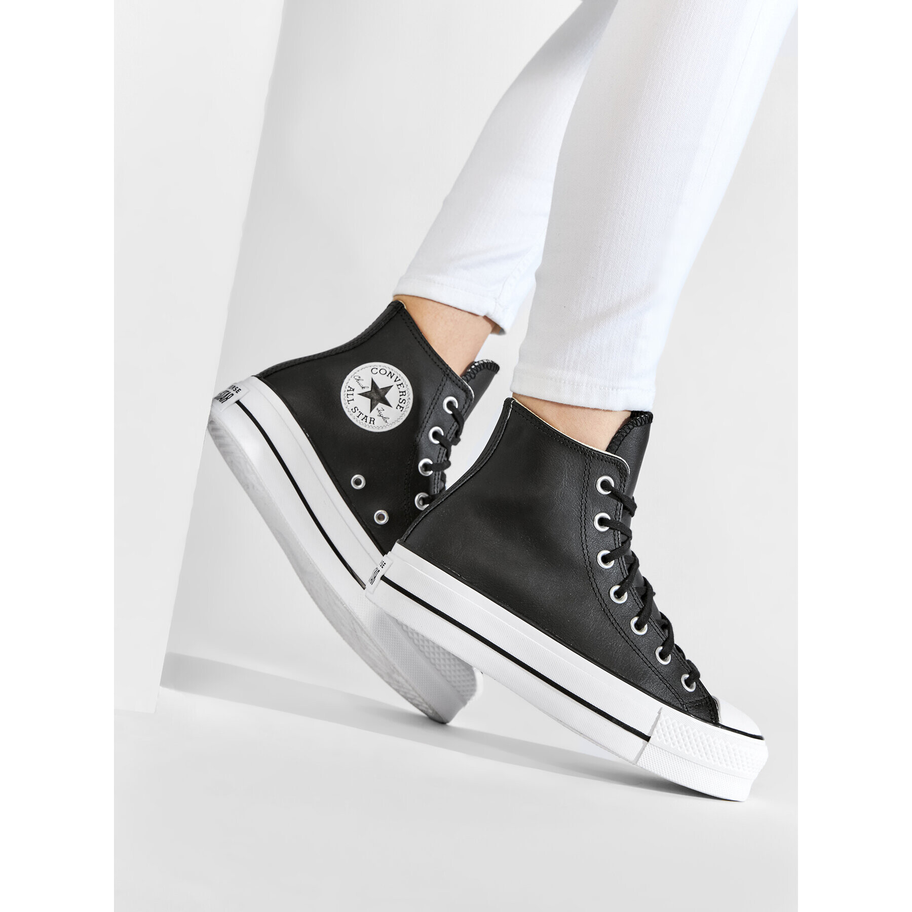 Converse Teniși Ctas Lift Clean Hi 561675C Negru - Pled.ro