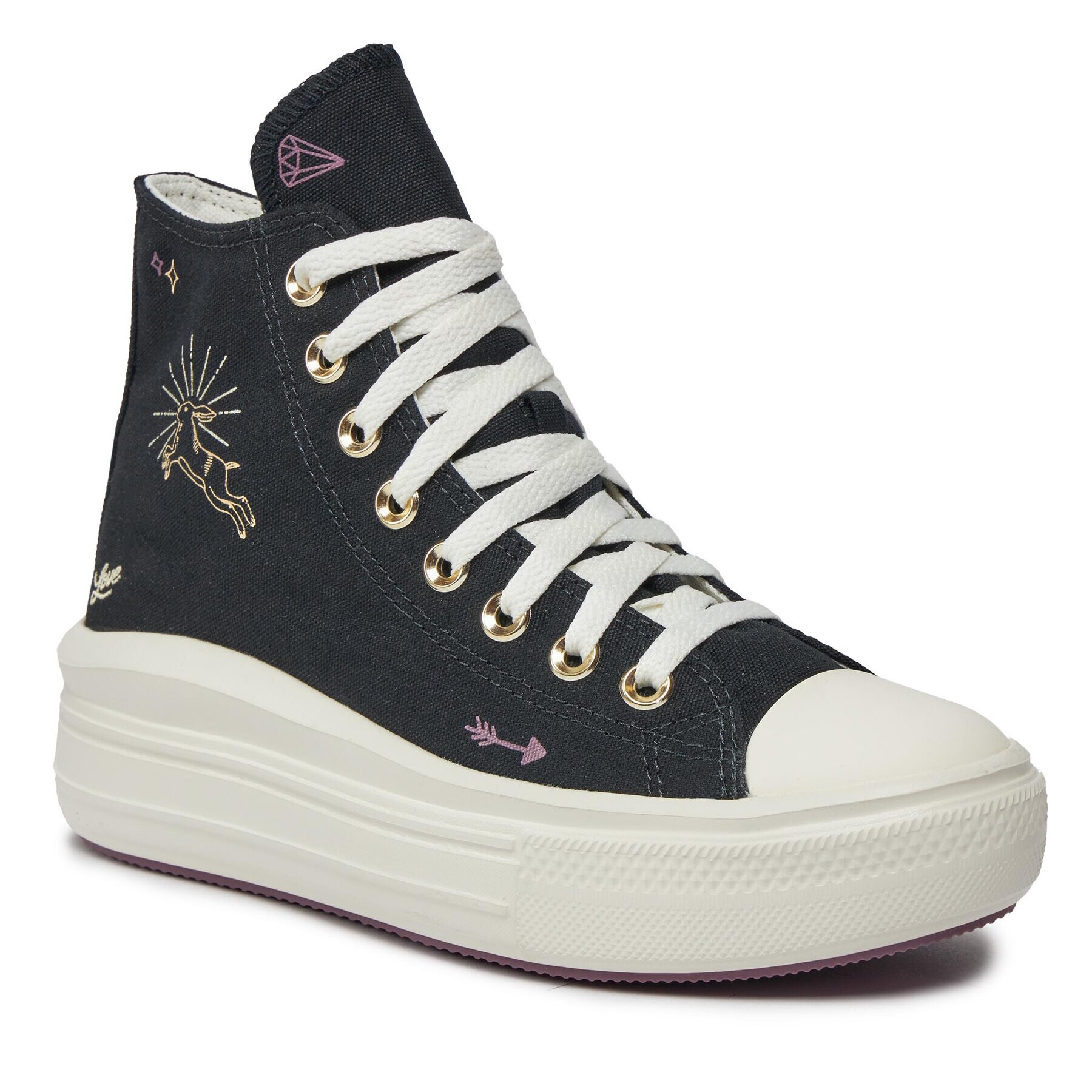 Converse Teniși CTAS Move Hi A07136C Negru - Pled.ro