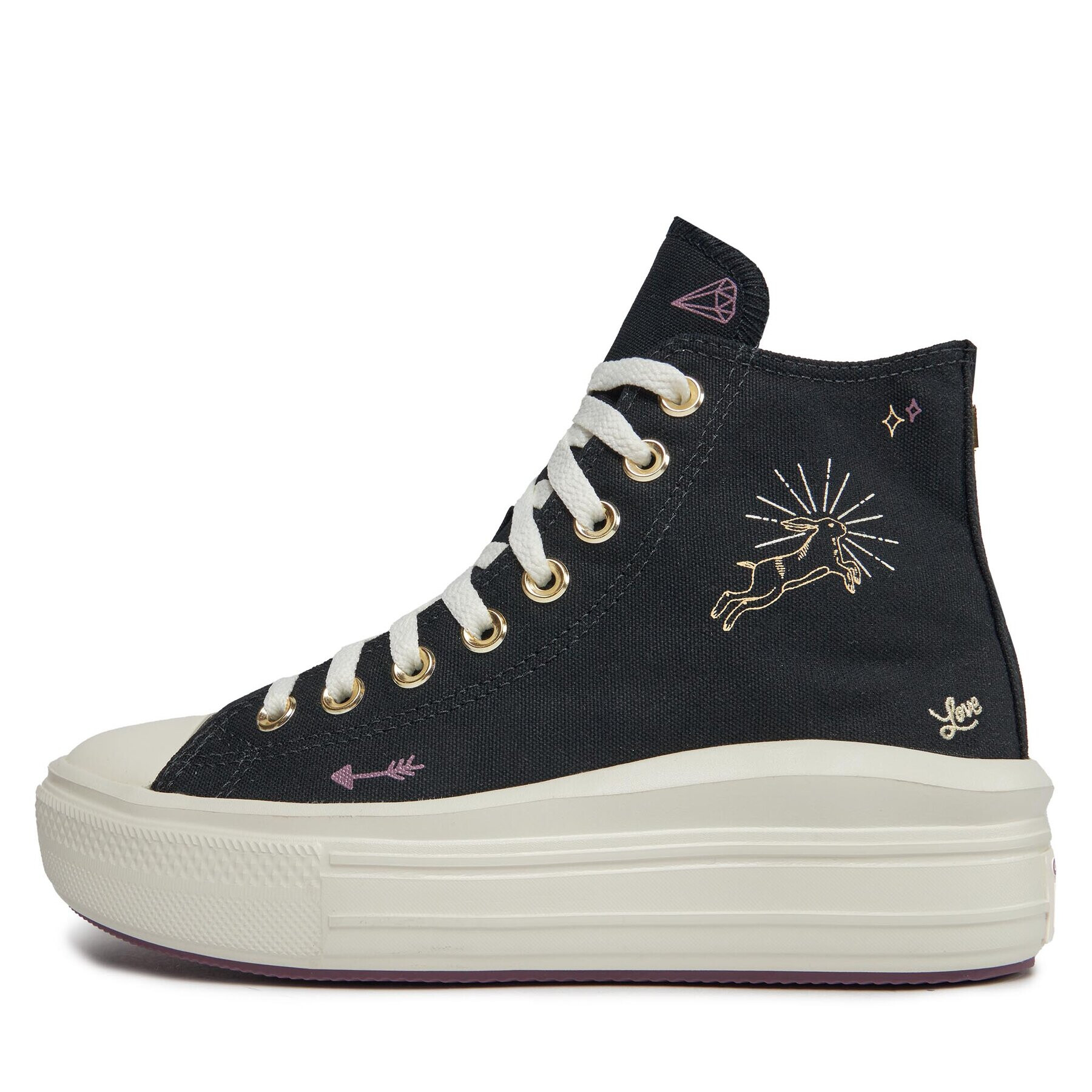 Converse Teniși CTAS Move Hi A07136C Negru - Pled.ro