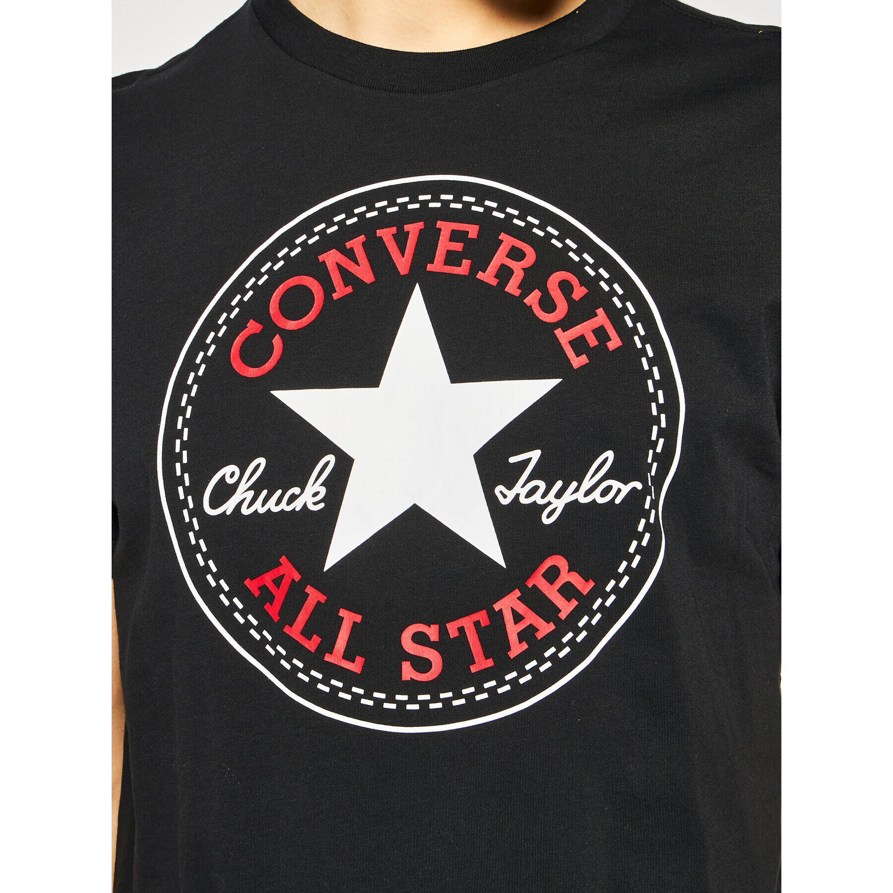 Converse Tricou Chuck Pack 10007887-A01 Negru Regular Fit - Pled.ro