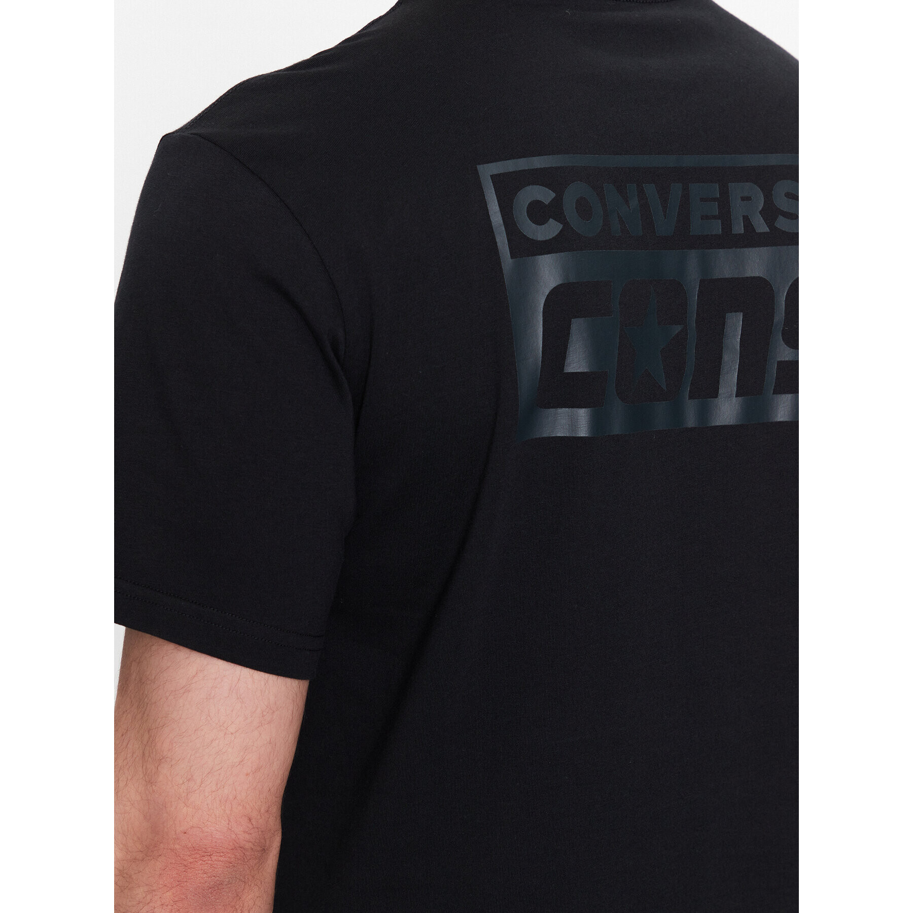 Converse Tricou Cons 10021134-A11 Negru Regular Fit - Pled.ro