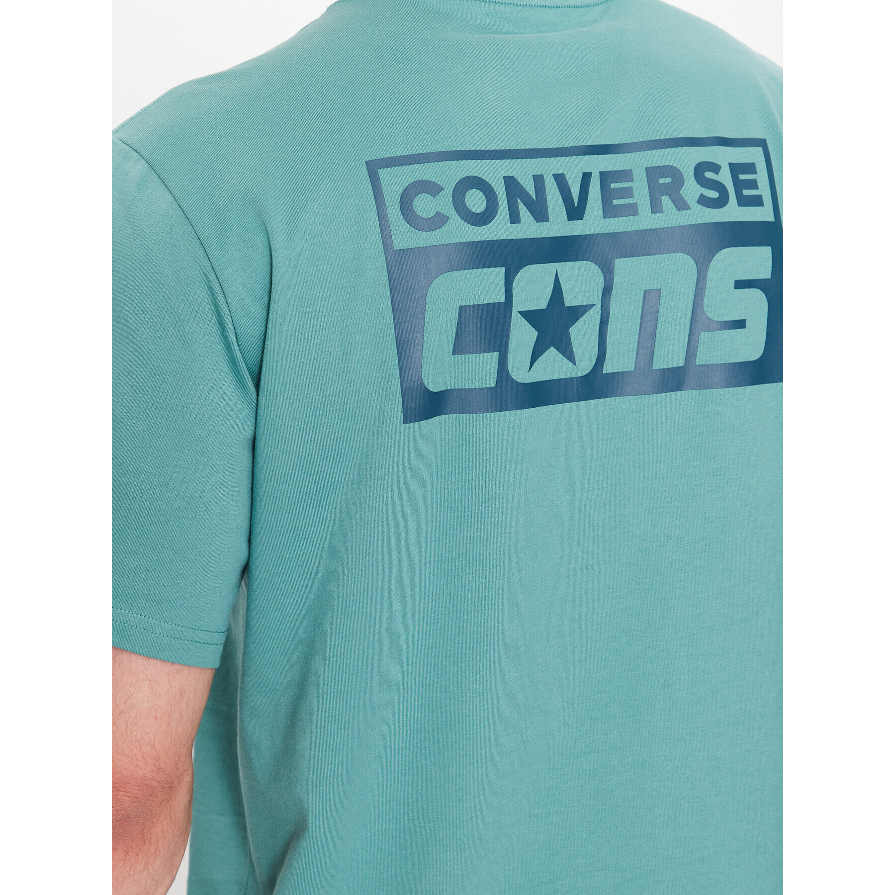 Converse Tricou Cons 10021134-A15 Verde Regular Fit - Pled.ro