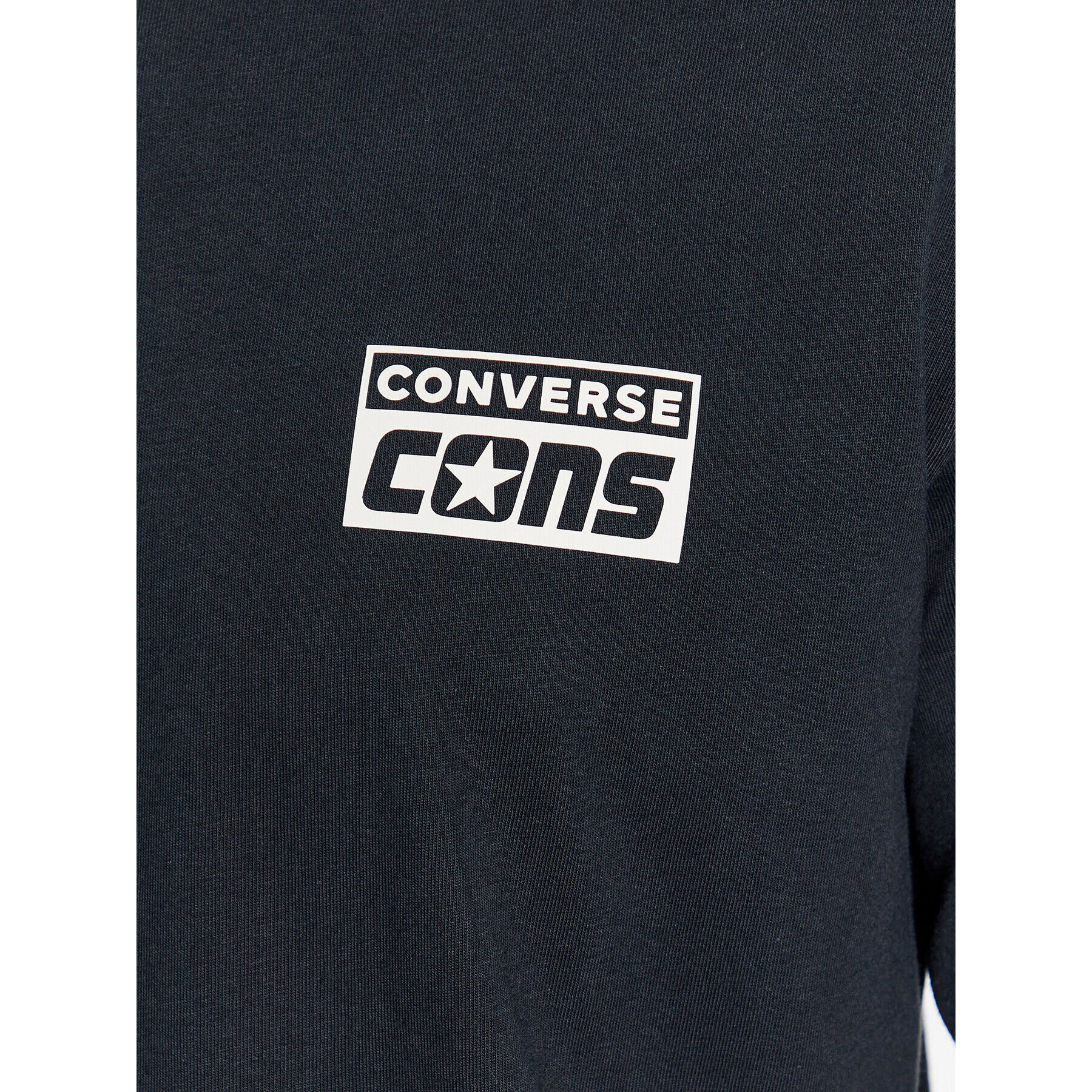 Converse Tricou Cons Tee 10021134-A01 Negru Regular Fit - Pled.ro