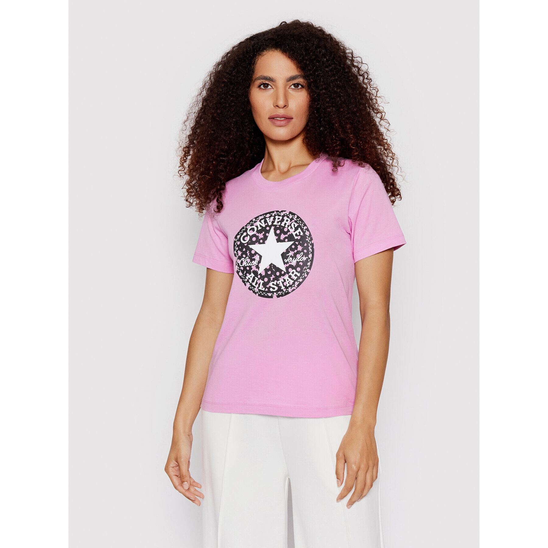 Converse Tricou Nova Seasonal 10023186-A02 Roz Standard Fit - Pled.ro