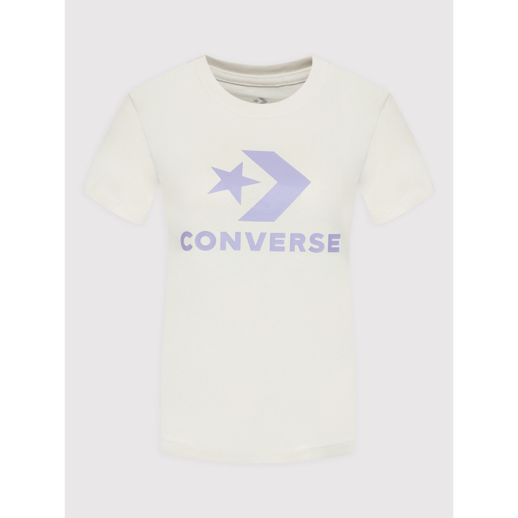 Converse Tricou Star Chevron 10018569-A40 Alb Regular Fit - Pled.ro