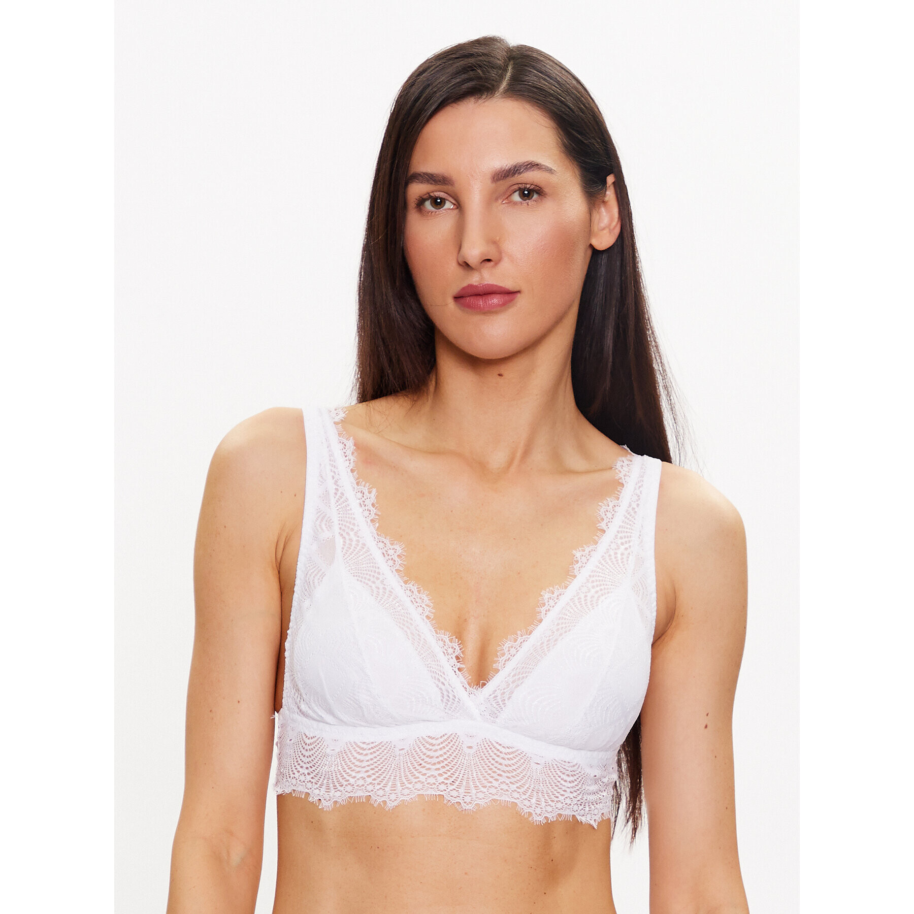 Cosabella Sutien Bralette Allure Plunge ALLUR1321 Alb - Pled.ro